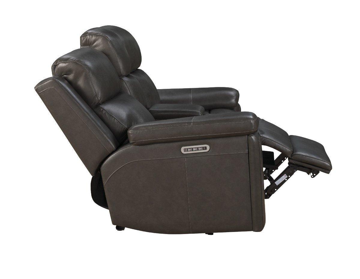 Leon Power Reclining Console Loveseat - Image 3