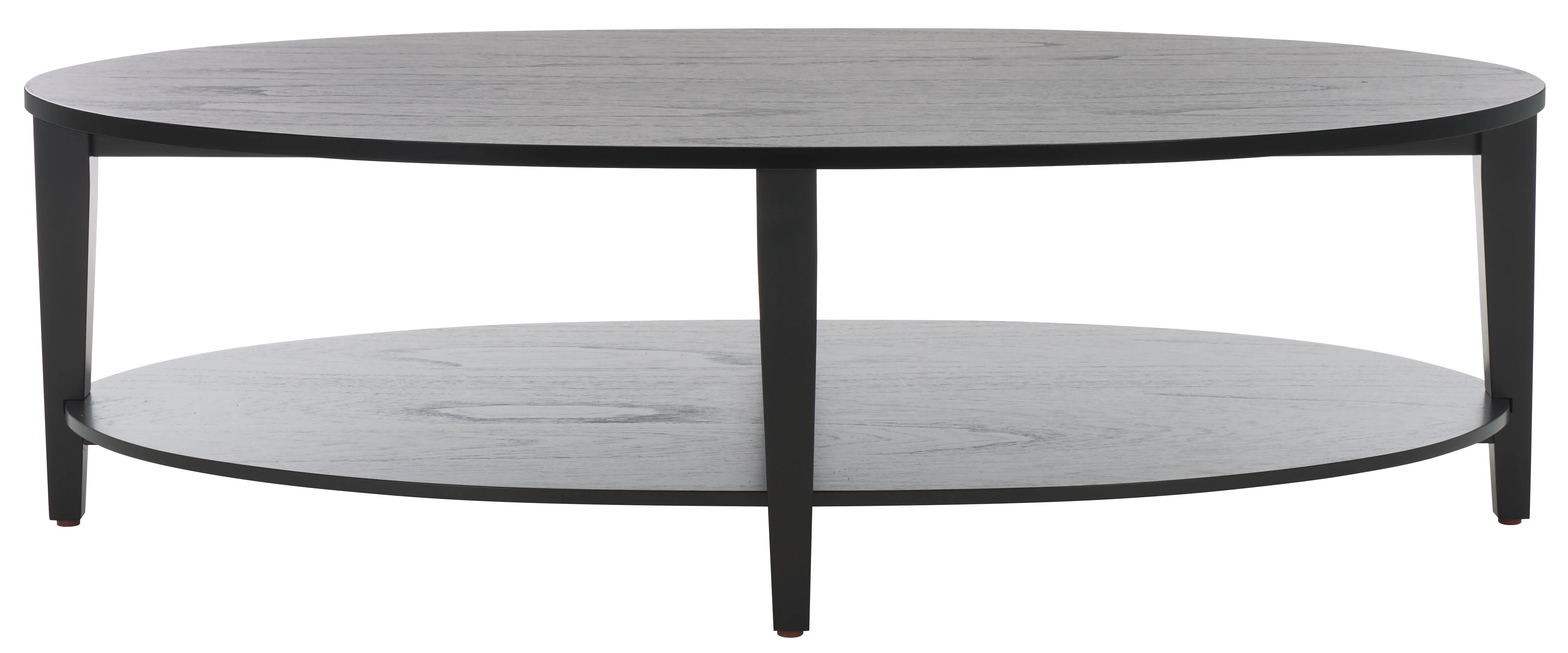 Leonardi Oval Wood Coffee Table