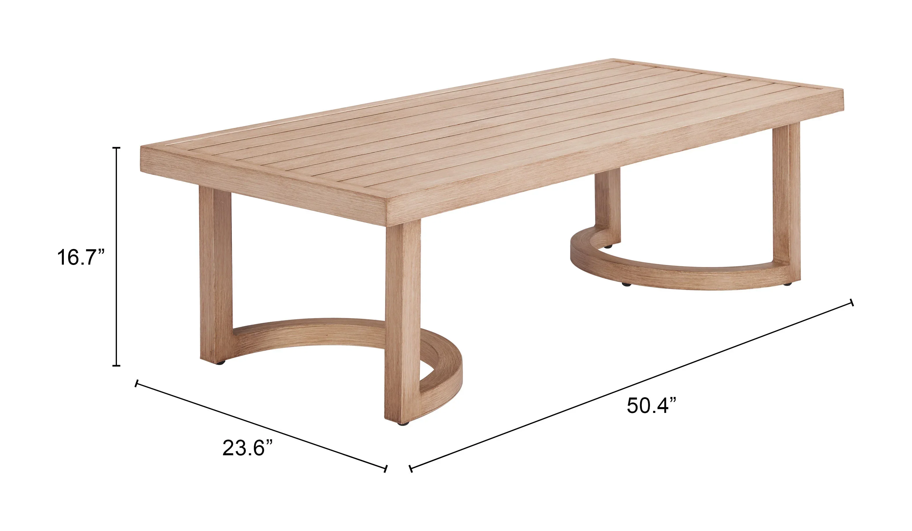 Leto Coffee Table Brown - Image 6