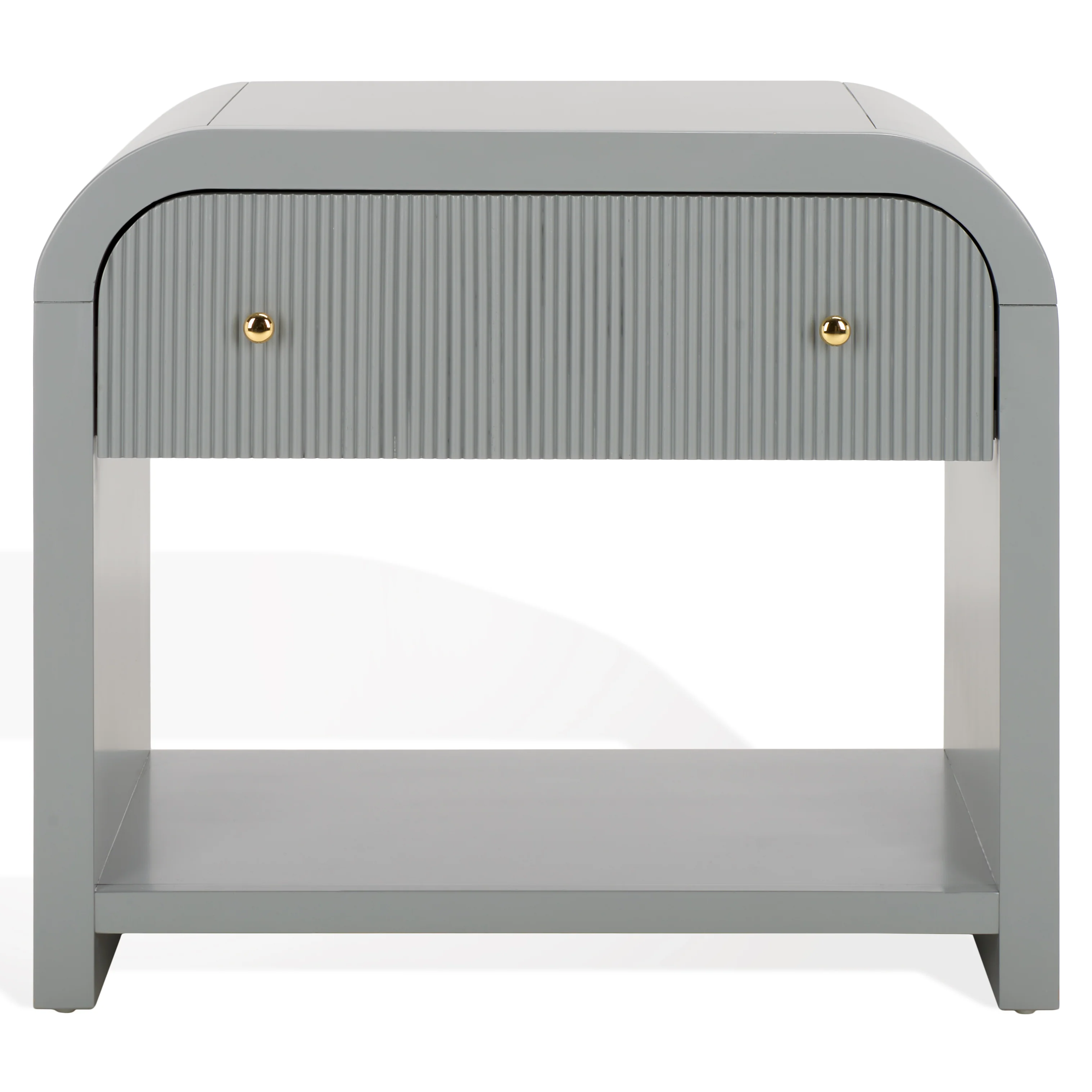 Liabella 1 Drawer Curved Nightstand - Image 3