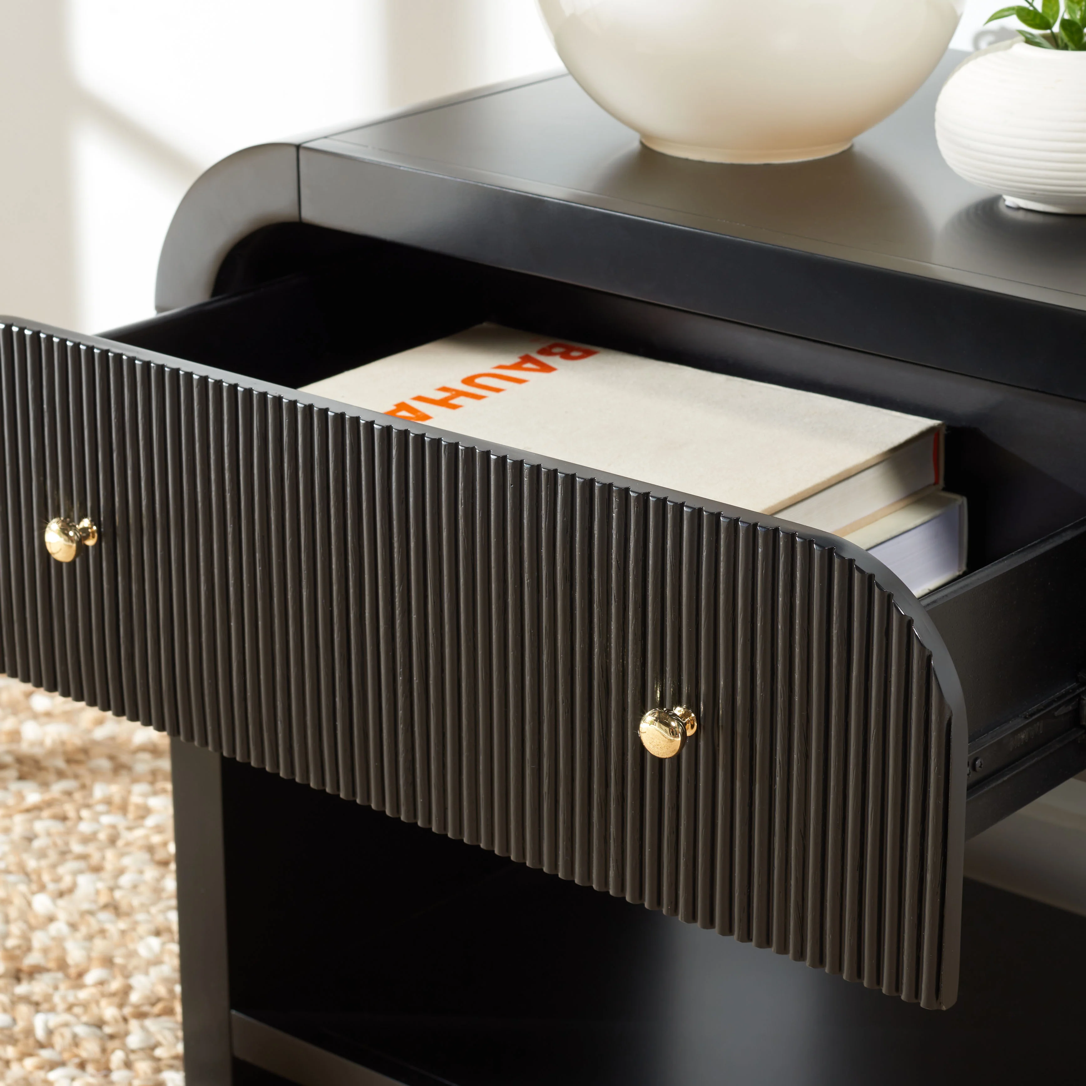 Liabella 1 Drawer Curved Nightstand - Image 39