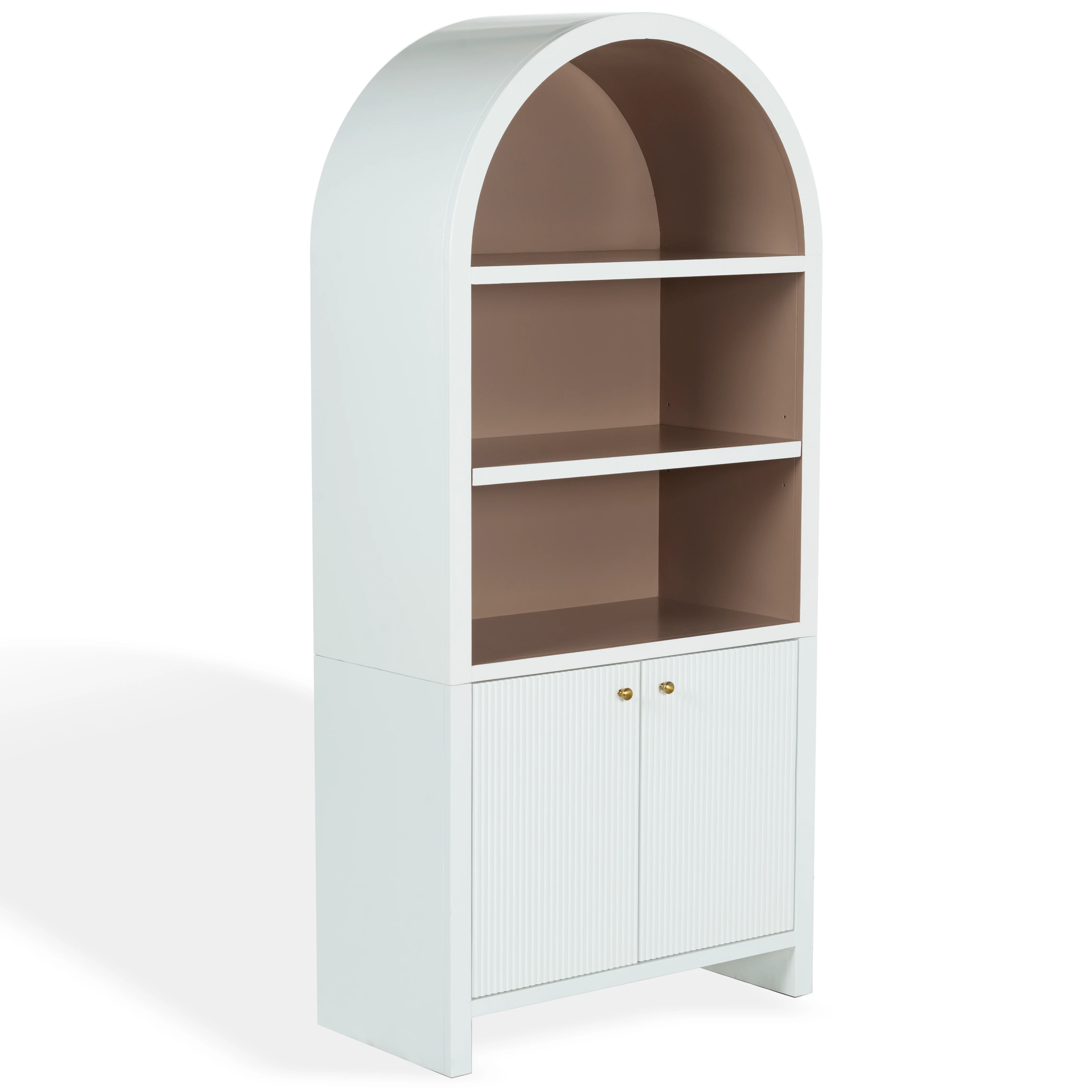 Liabella 5 Shelf Wood Bookcase - Image 2