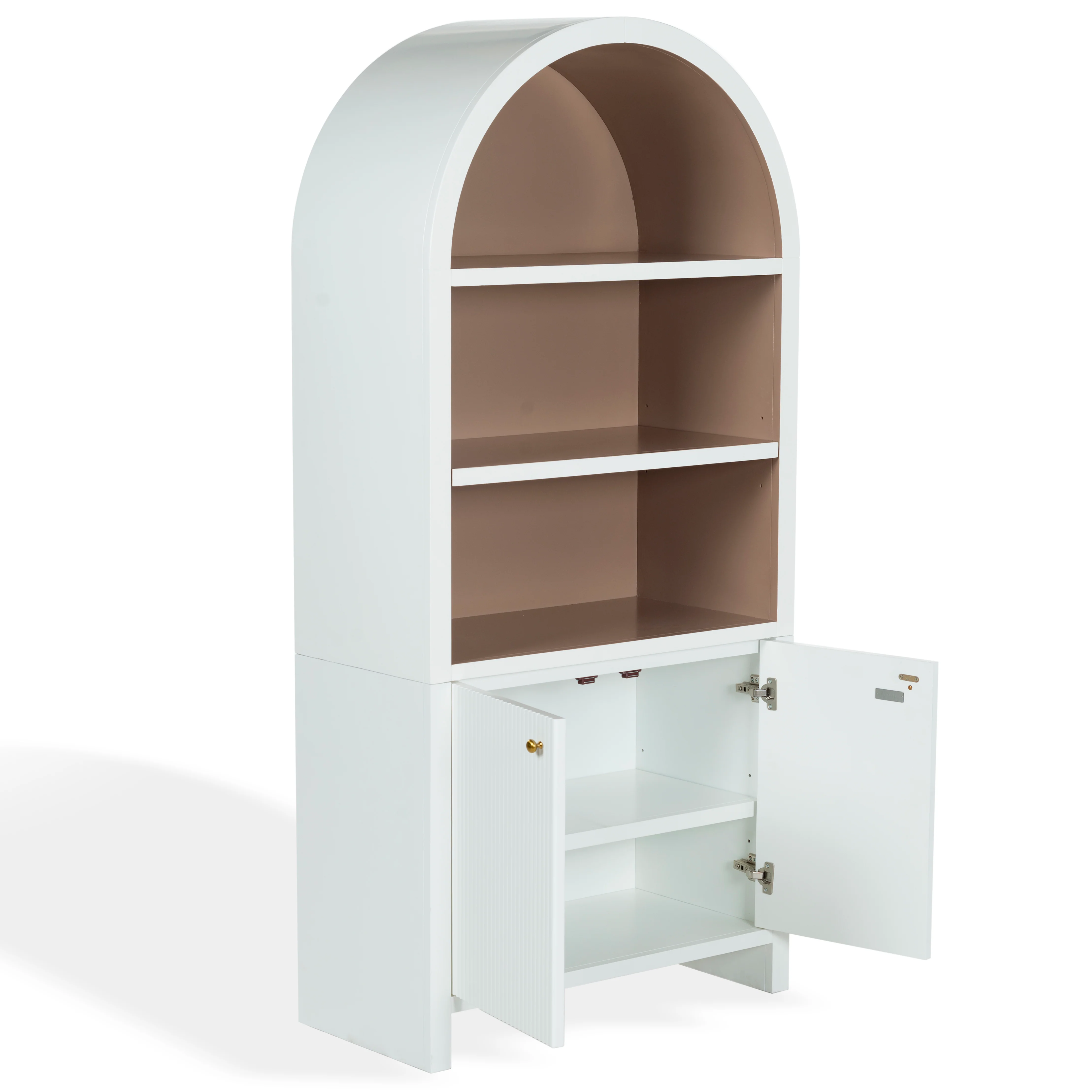 Liabella 5 Shelf Wood Bookcase - Image 6