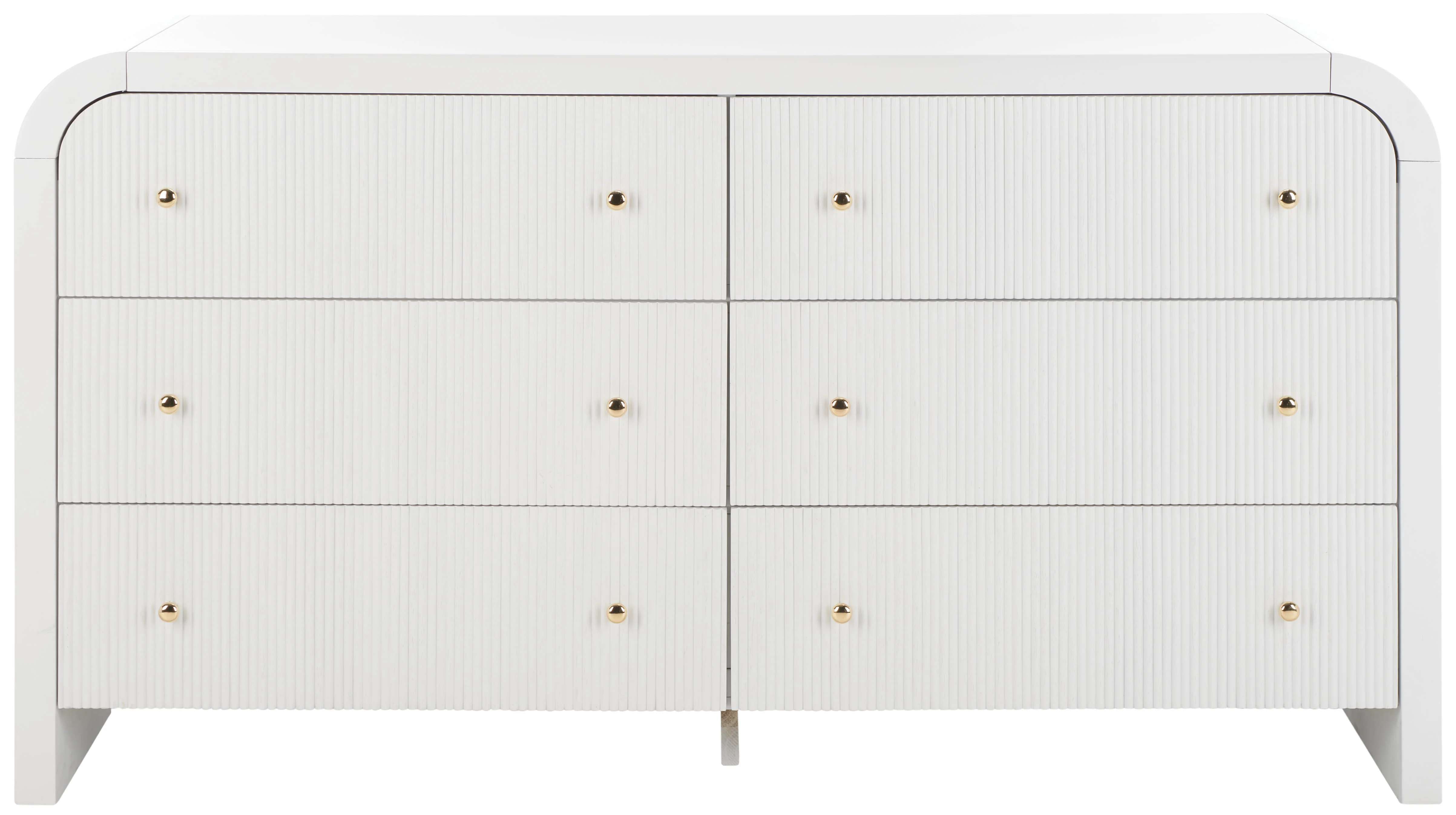 Liabella 6 Drawer Curved Dresser