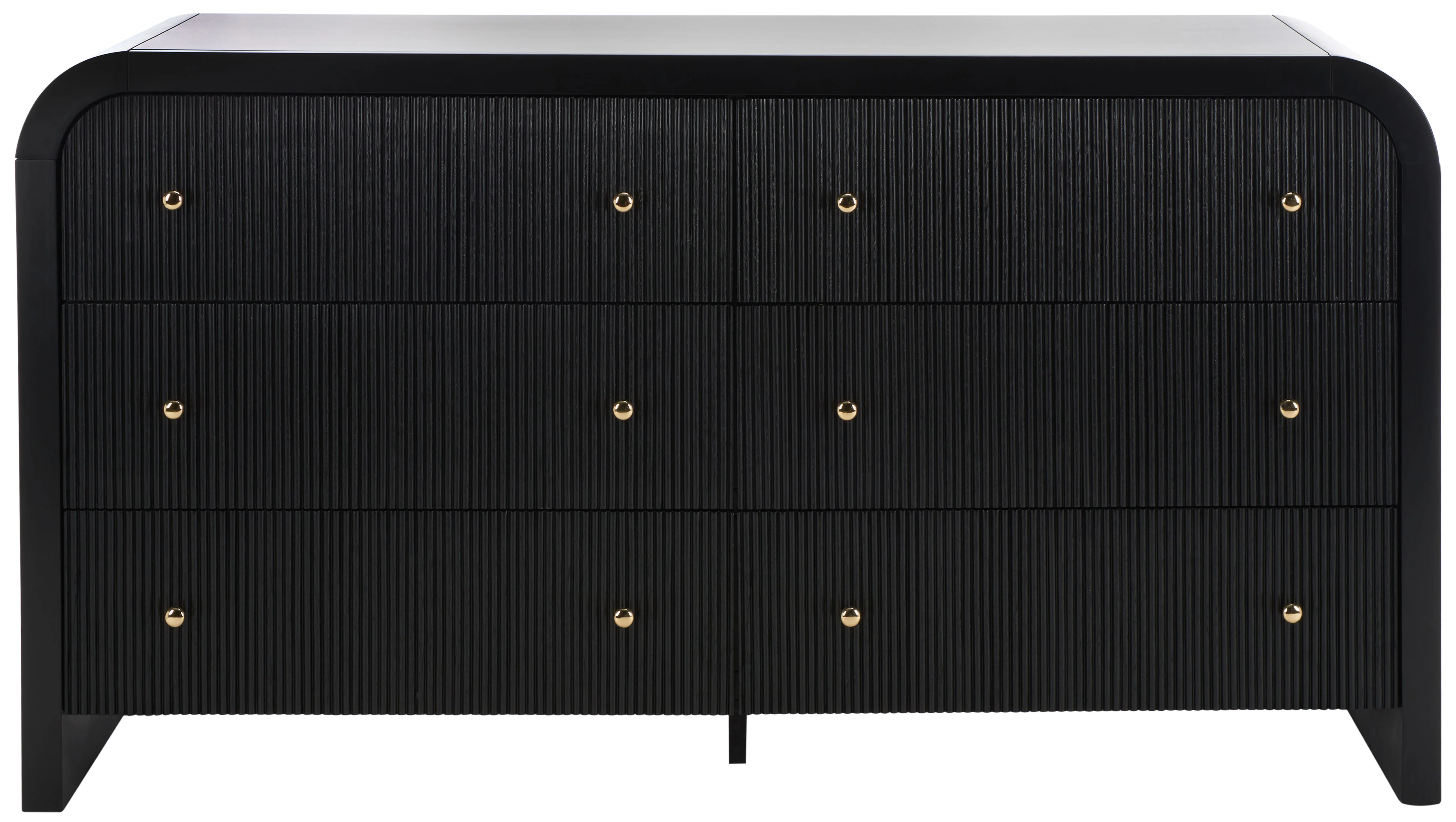 Liabella 6 Drawer Curved Dresser - Image 13