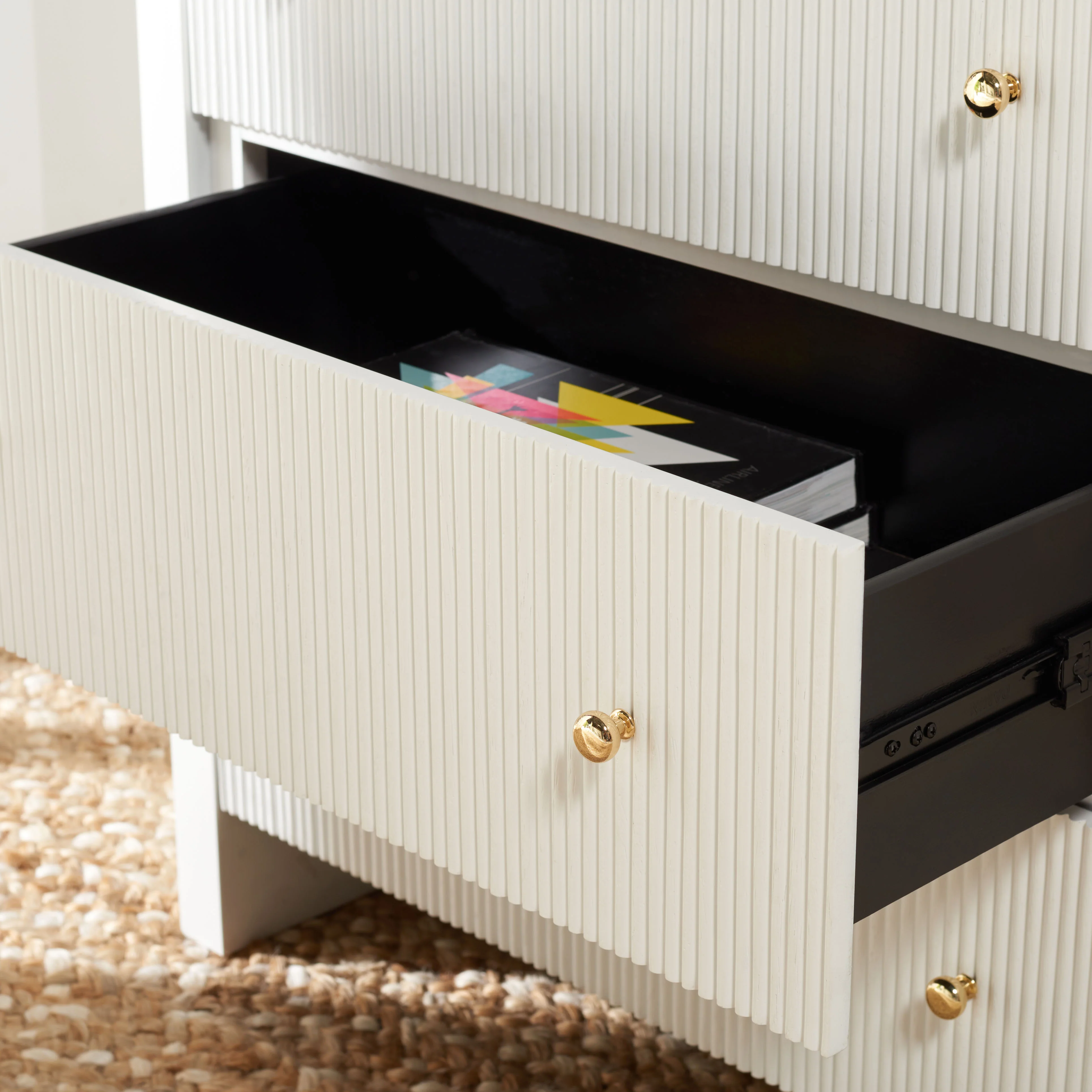Liabella 6 Drawer Curved Dresser - Image 2