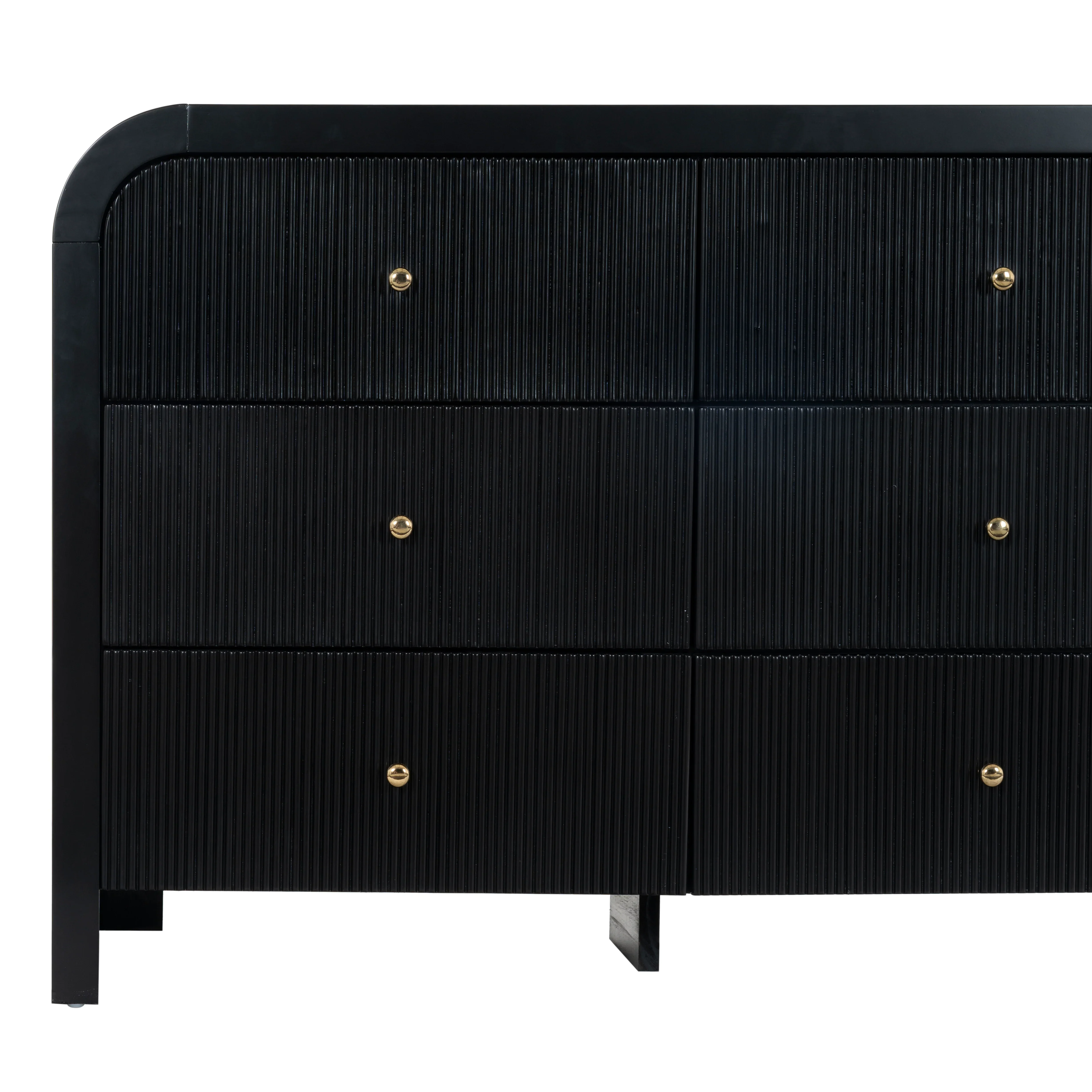 Liabella 9 Drawer Curved Dresser - Image 8