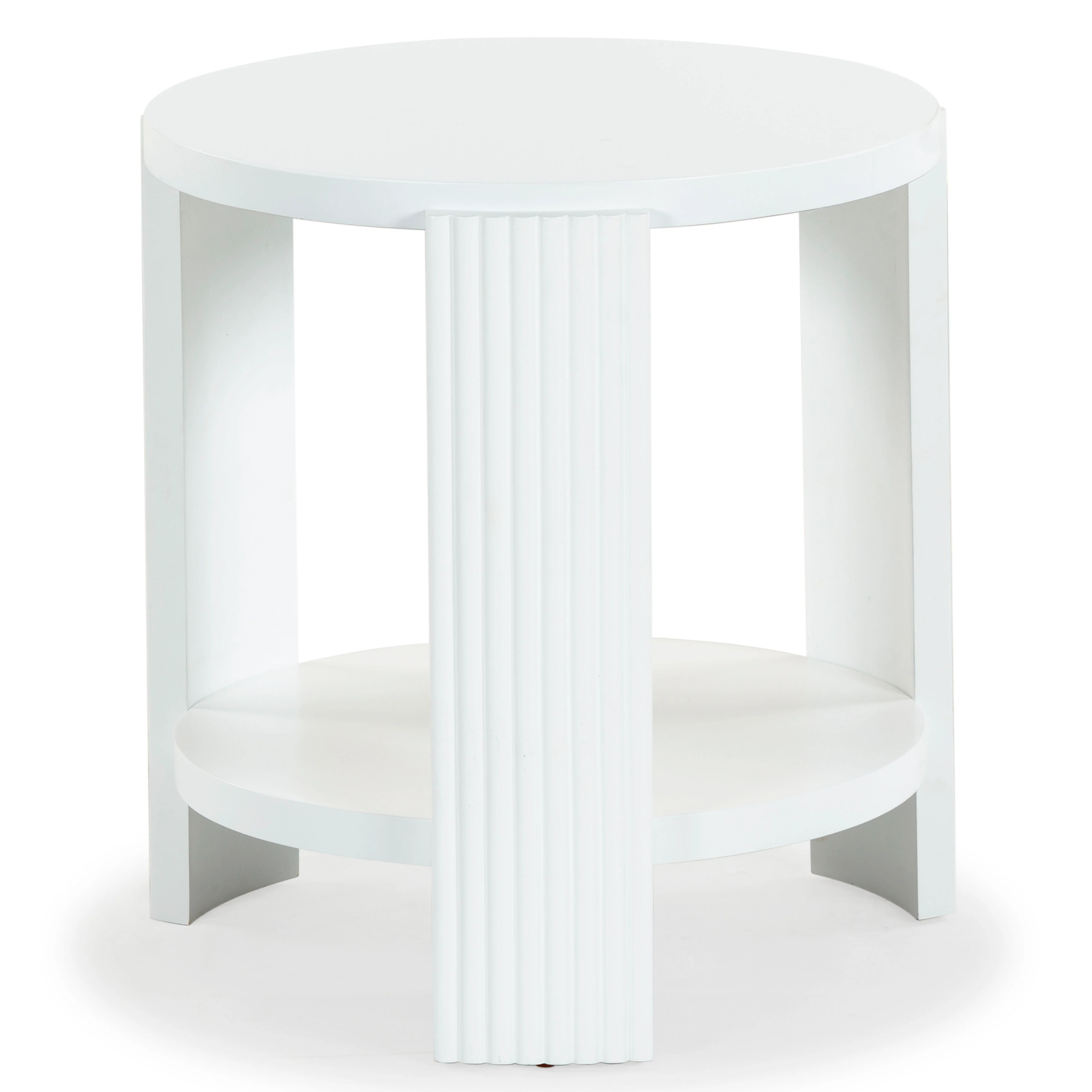 Liabella Round Wood Accent Table - Image 3
