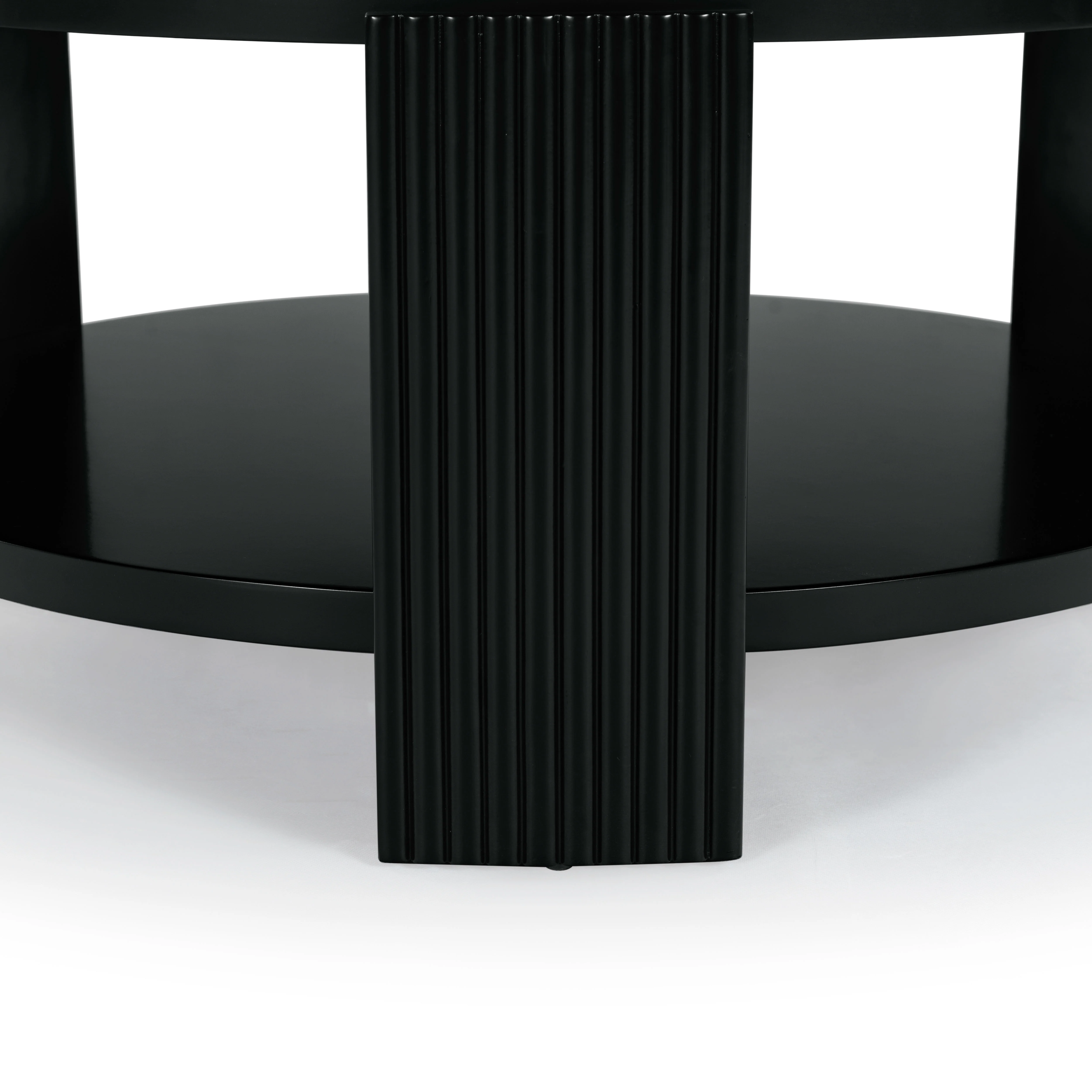 Liabella Round Wood Coffee Table - Image 13