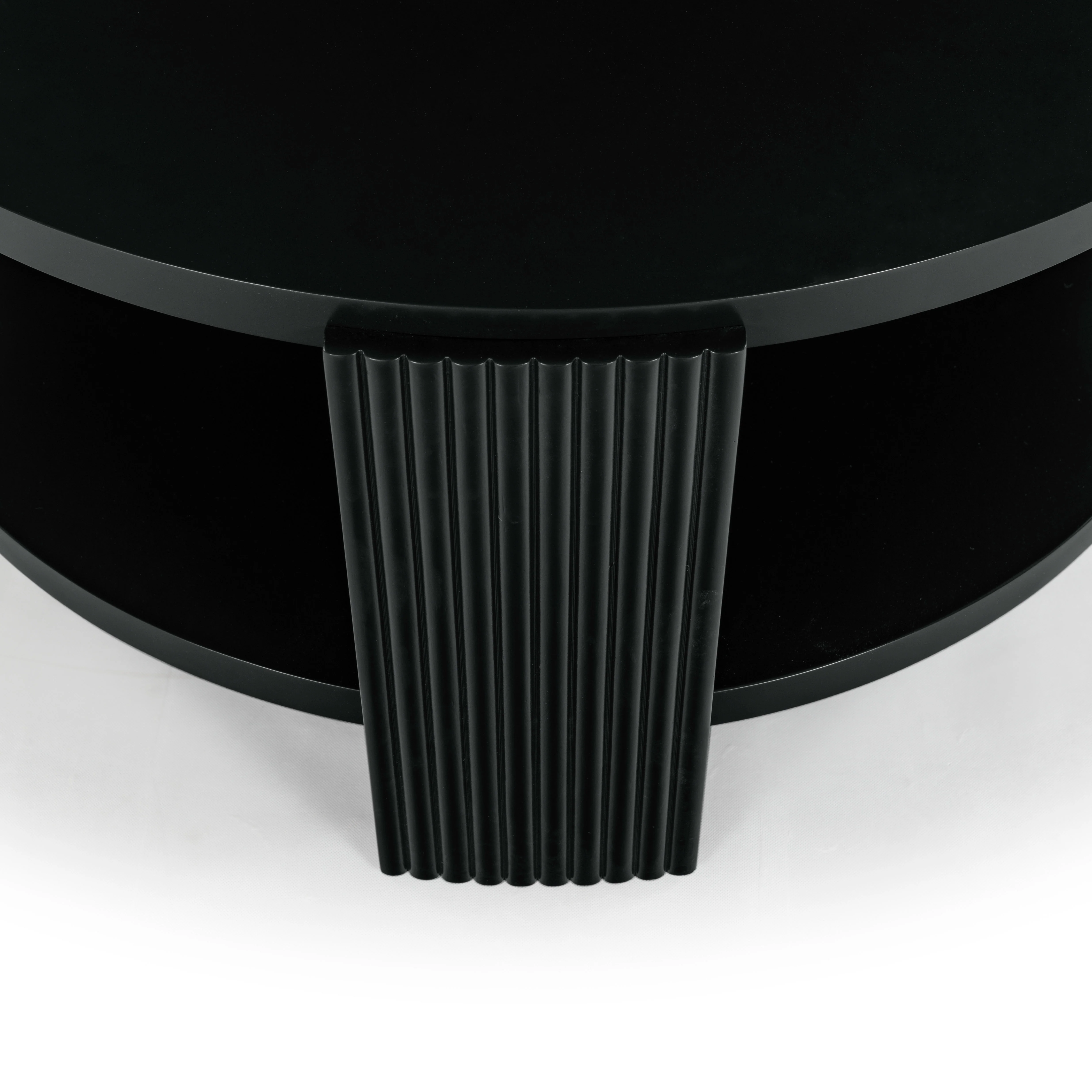 Liabella Round Wood Coffee Table - Image 14