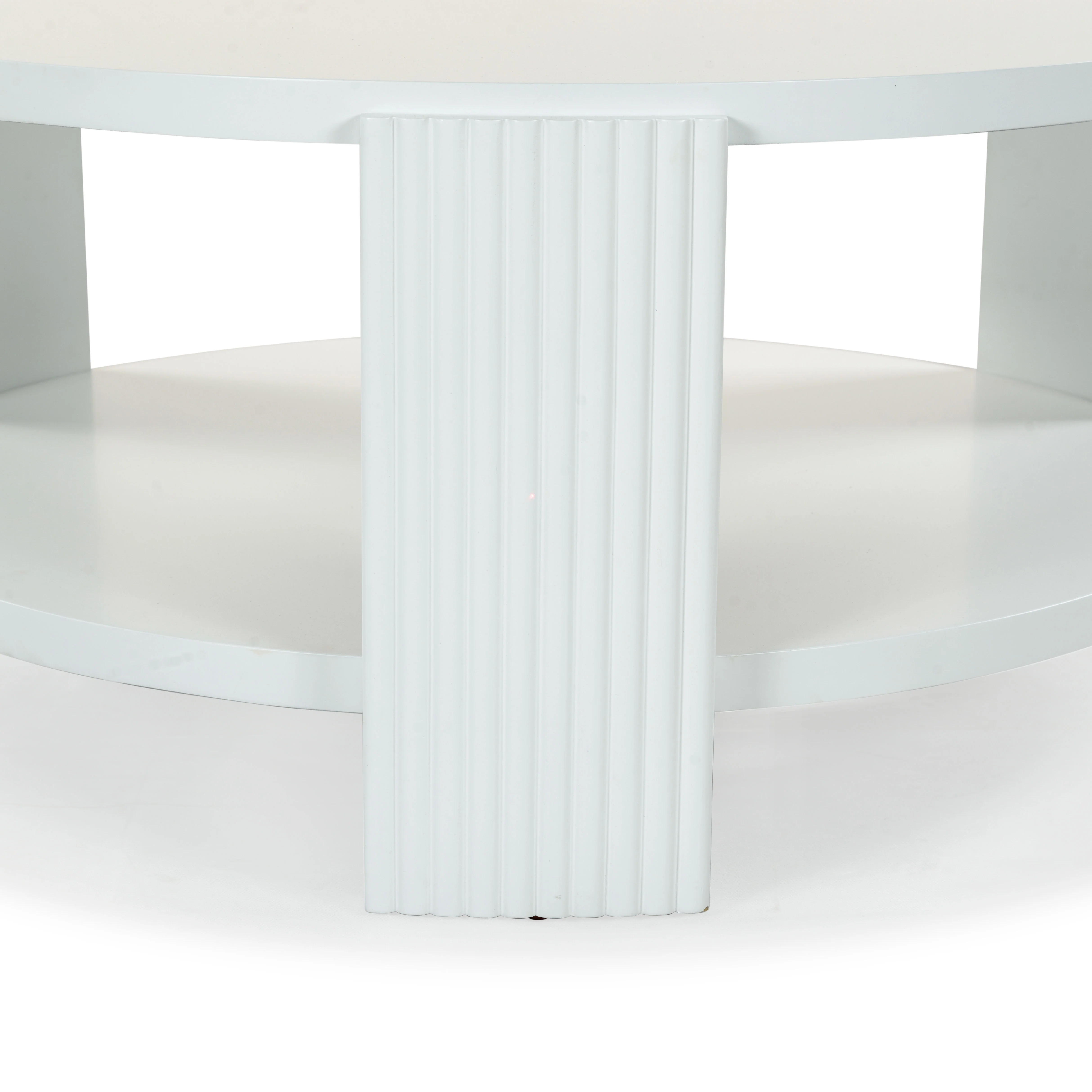 Liabella Round Wood Coffee Table - Image 6