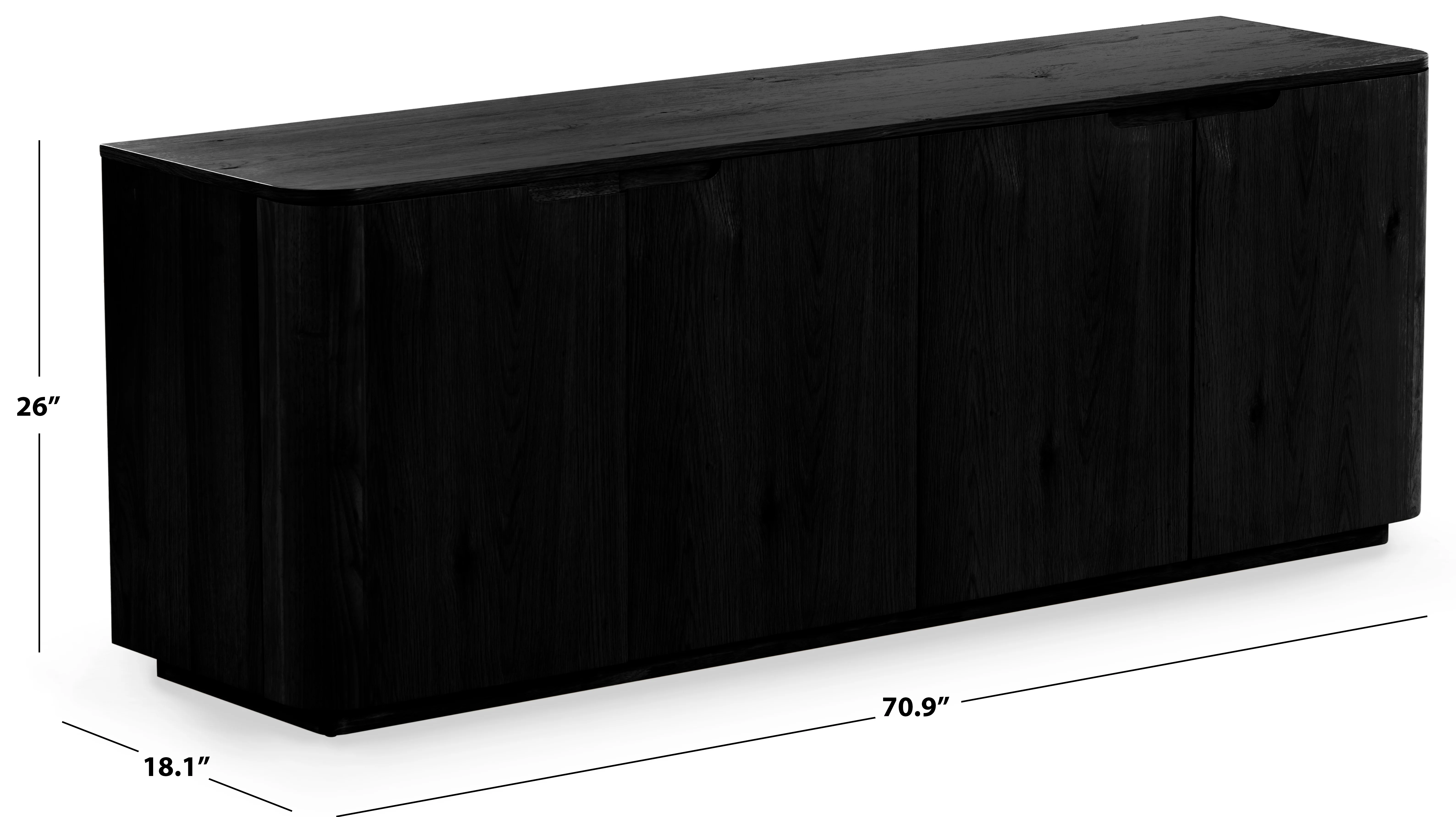 Liadonna 4 Door Wood Sideboard And Tv Stand