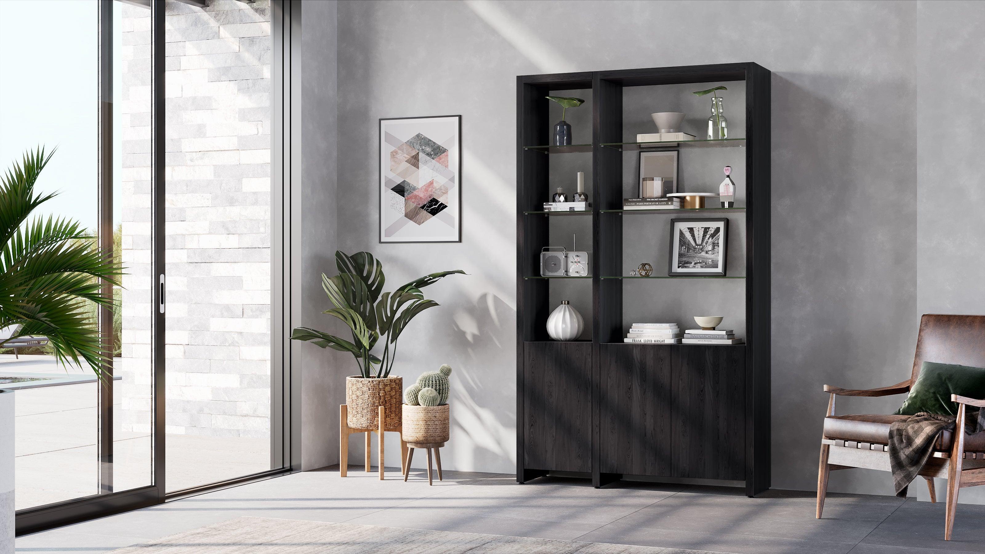 Linea 2-Shelf System - 50" Wide - Image 2