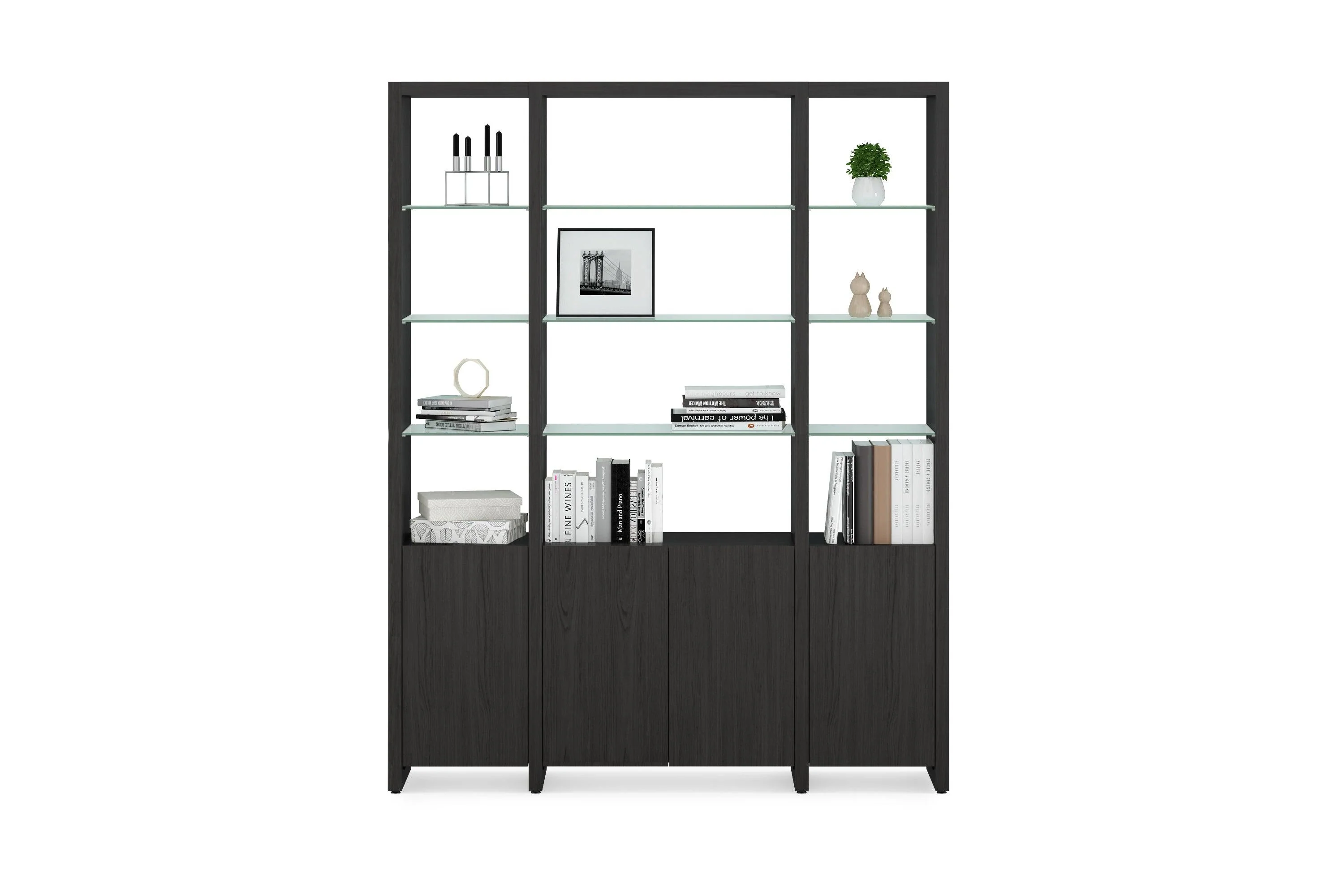 Linea 3-Shelf System - 66" Wide