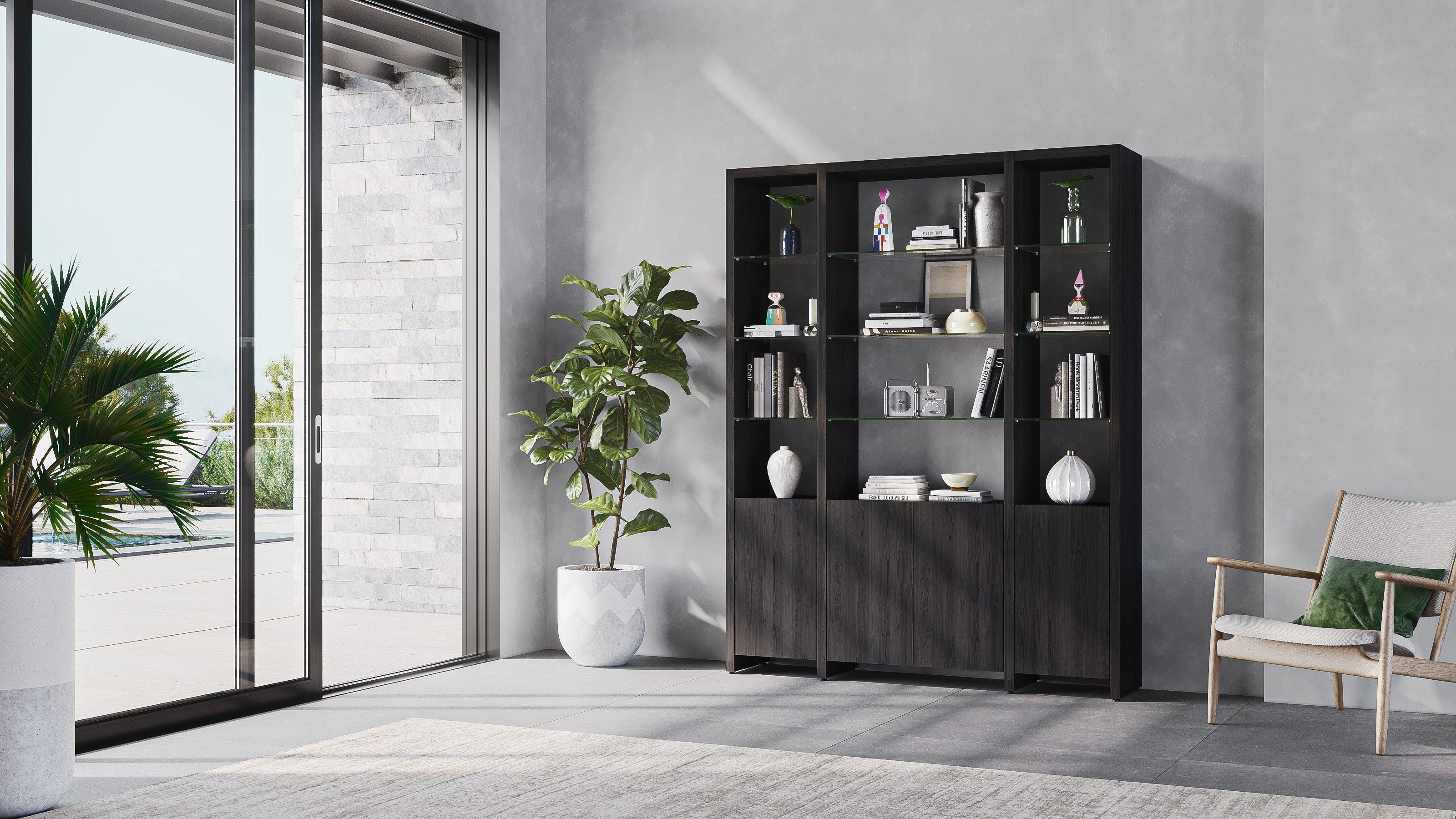 Linea 3-Shelf System - 66" Wide - Image 2
