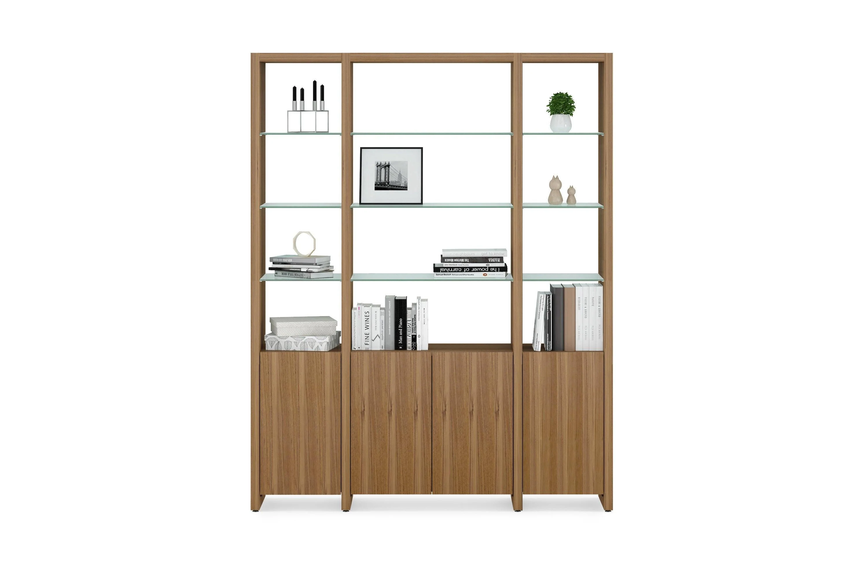Linea 3-Shelf System - 66" Wide - Image 3