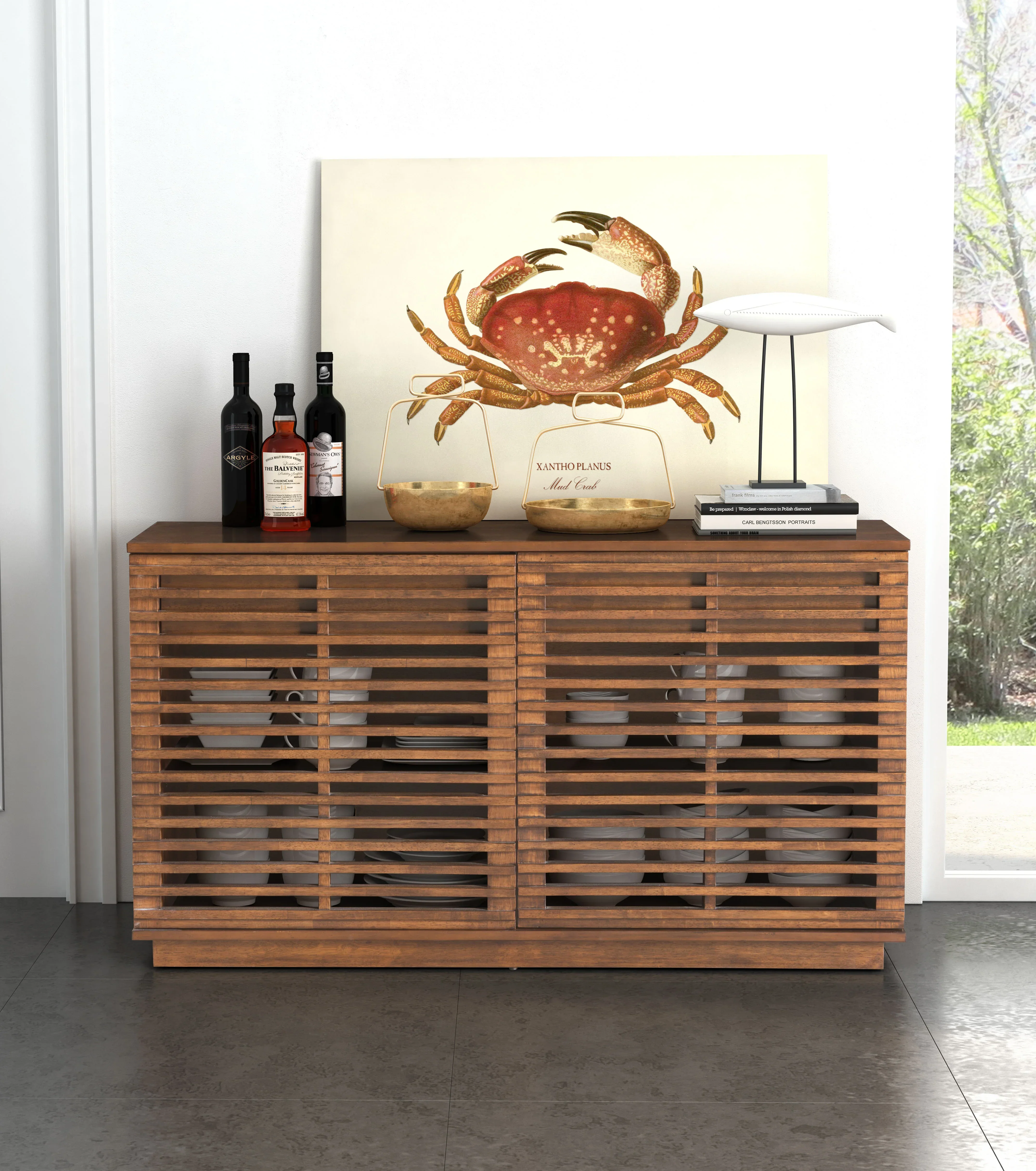 Linea Credenza Walnut - Image 2