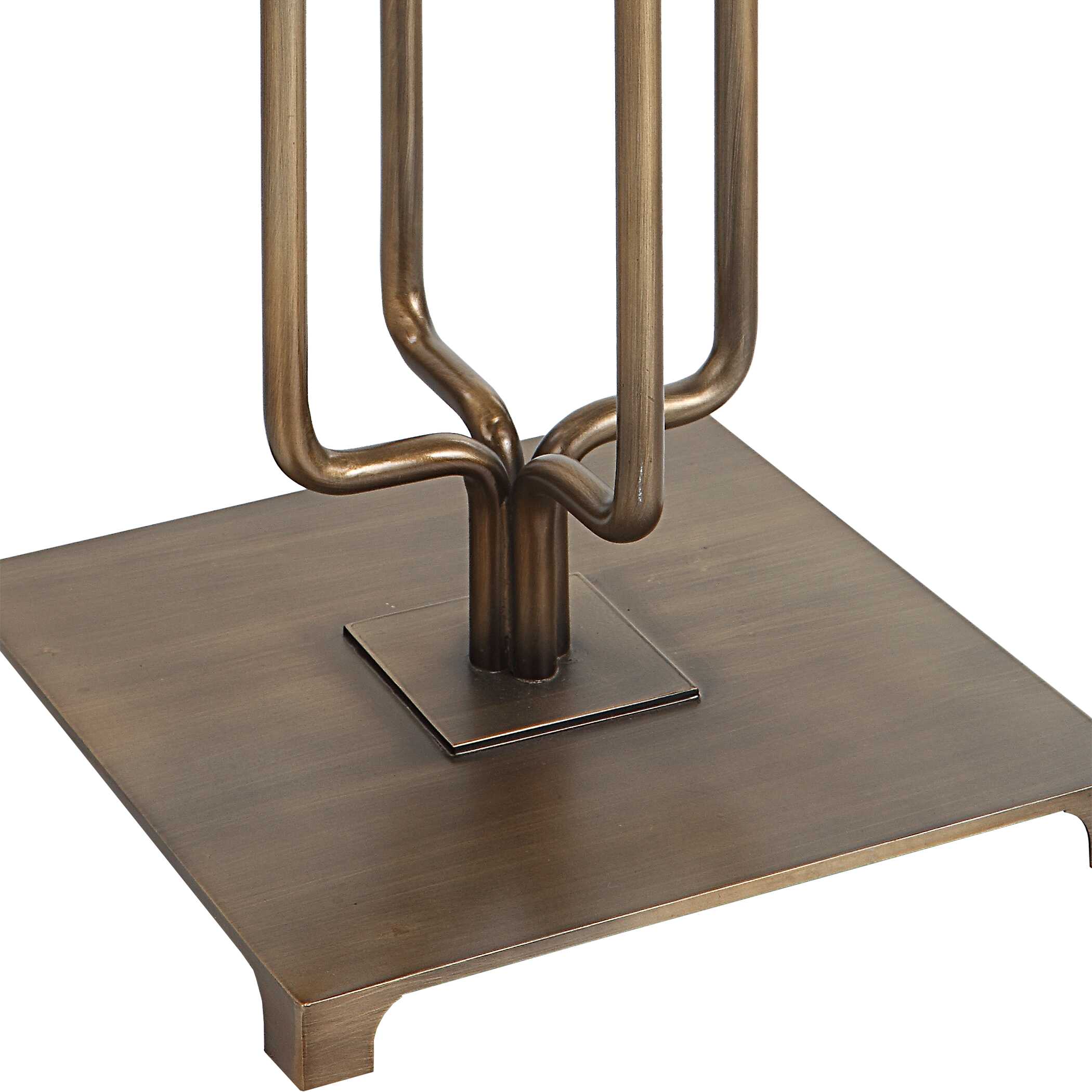 Link Brushed Gold Floor Lamp - Image 7