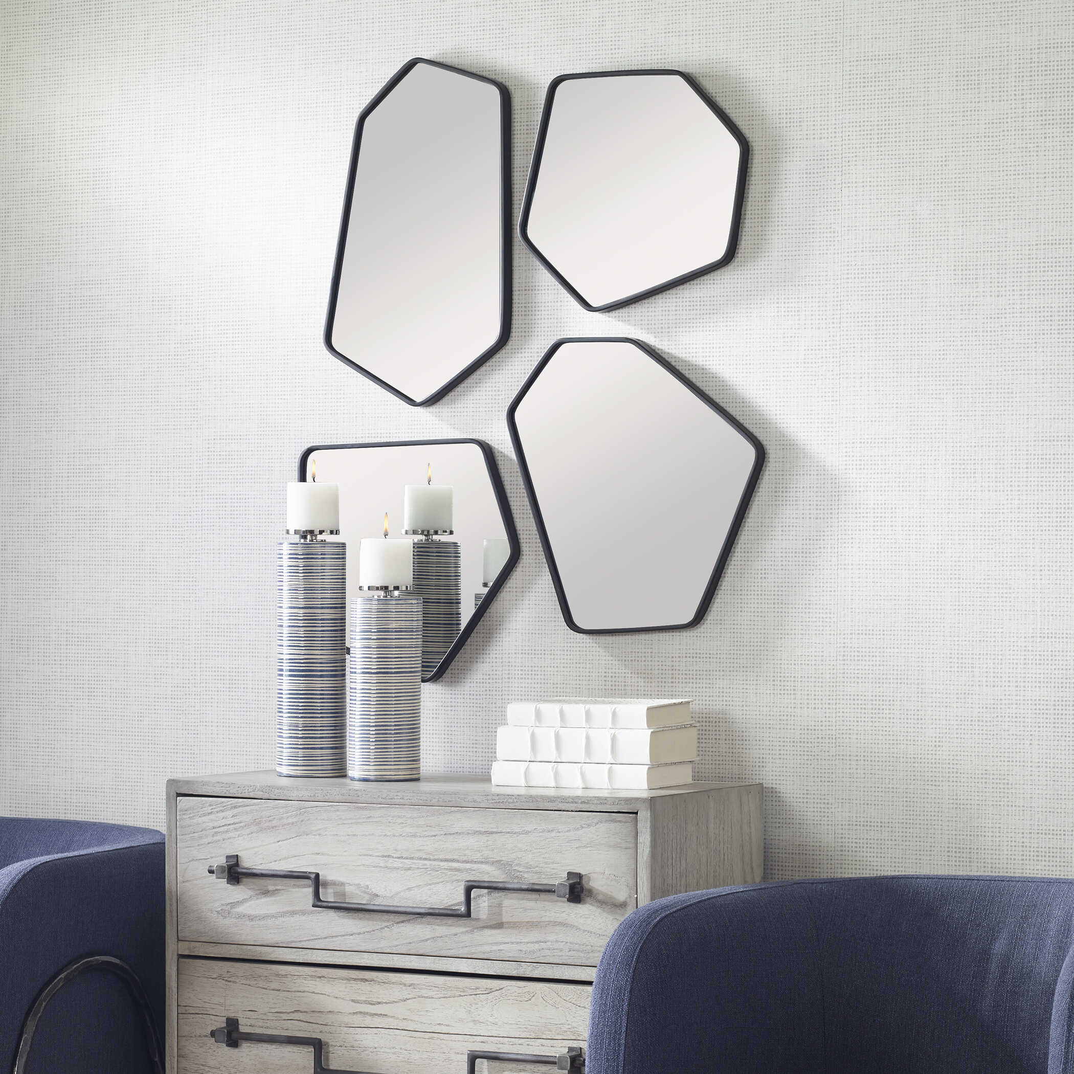 Linneah Black Mirrors - Set of 4 - Image 3