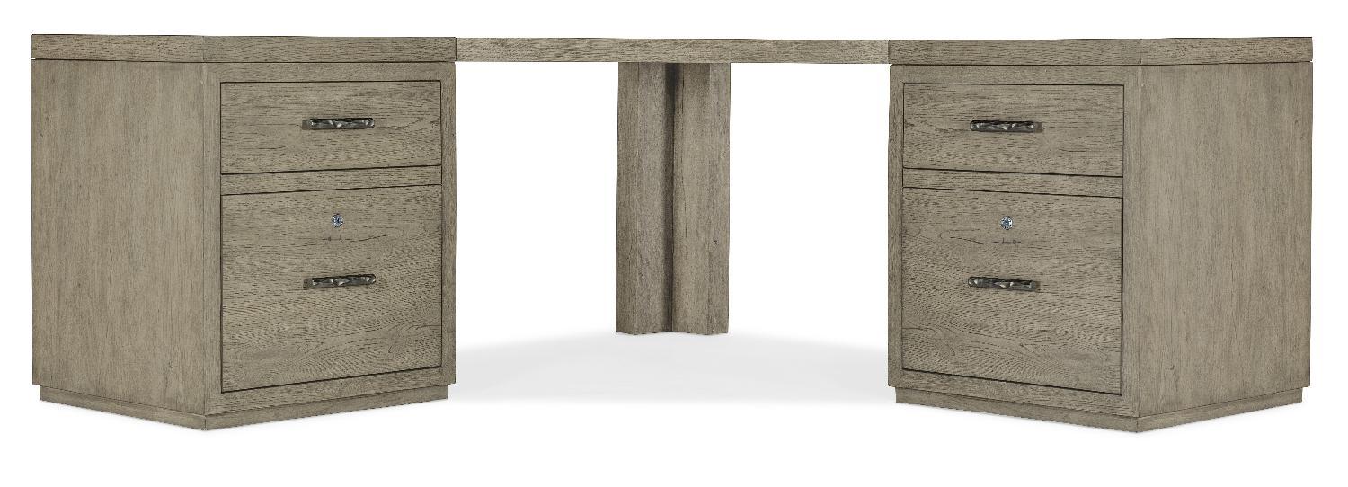 Linville Falls Corner Desk with Two Files - Image 3