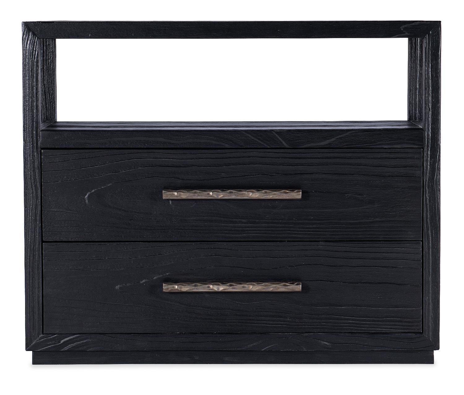 Linville Falls Shou Sugi Ban Two Drawer Nightstand - Image 2