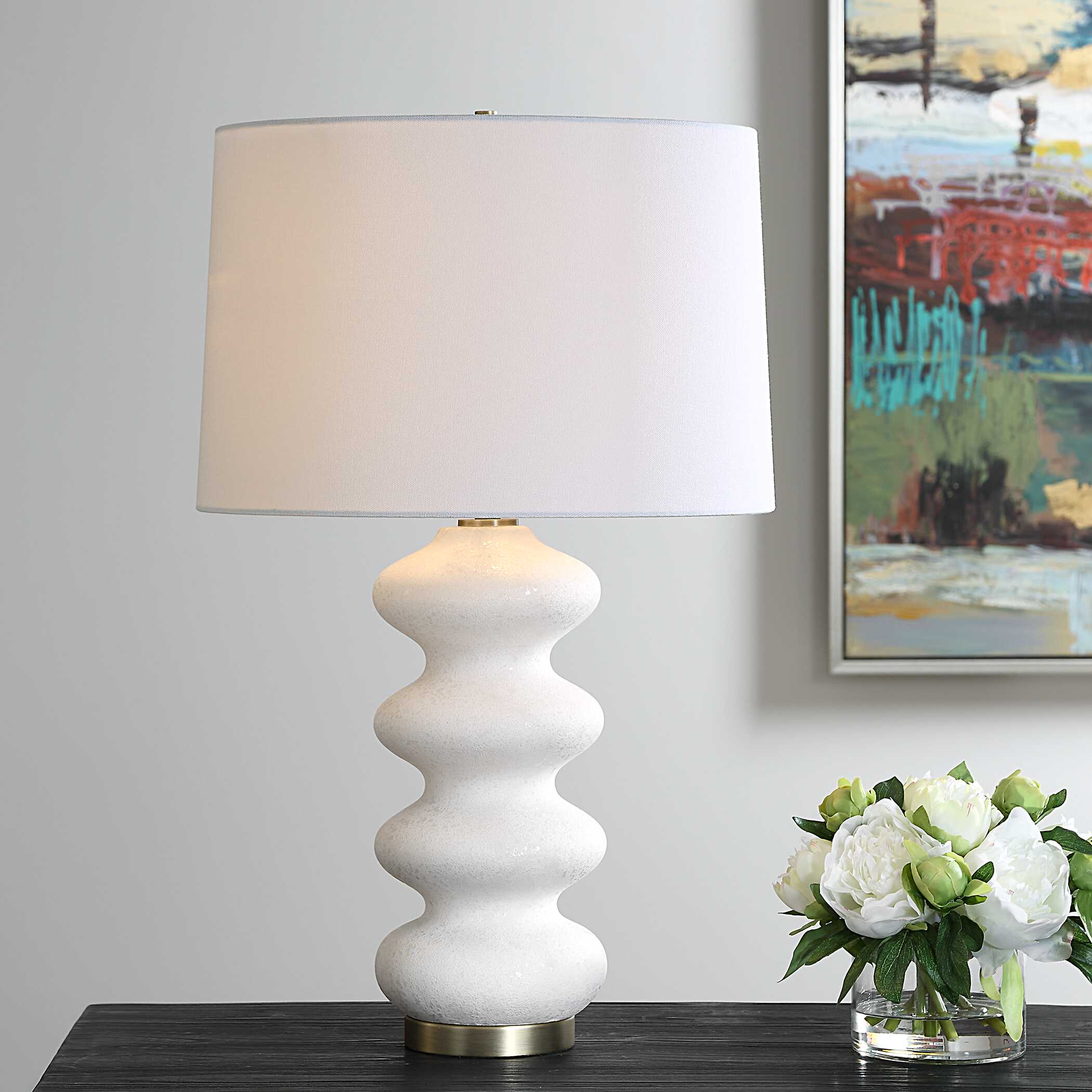 Liora White Table Lamp - Image 2