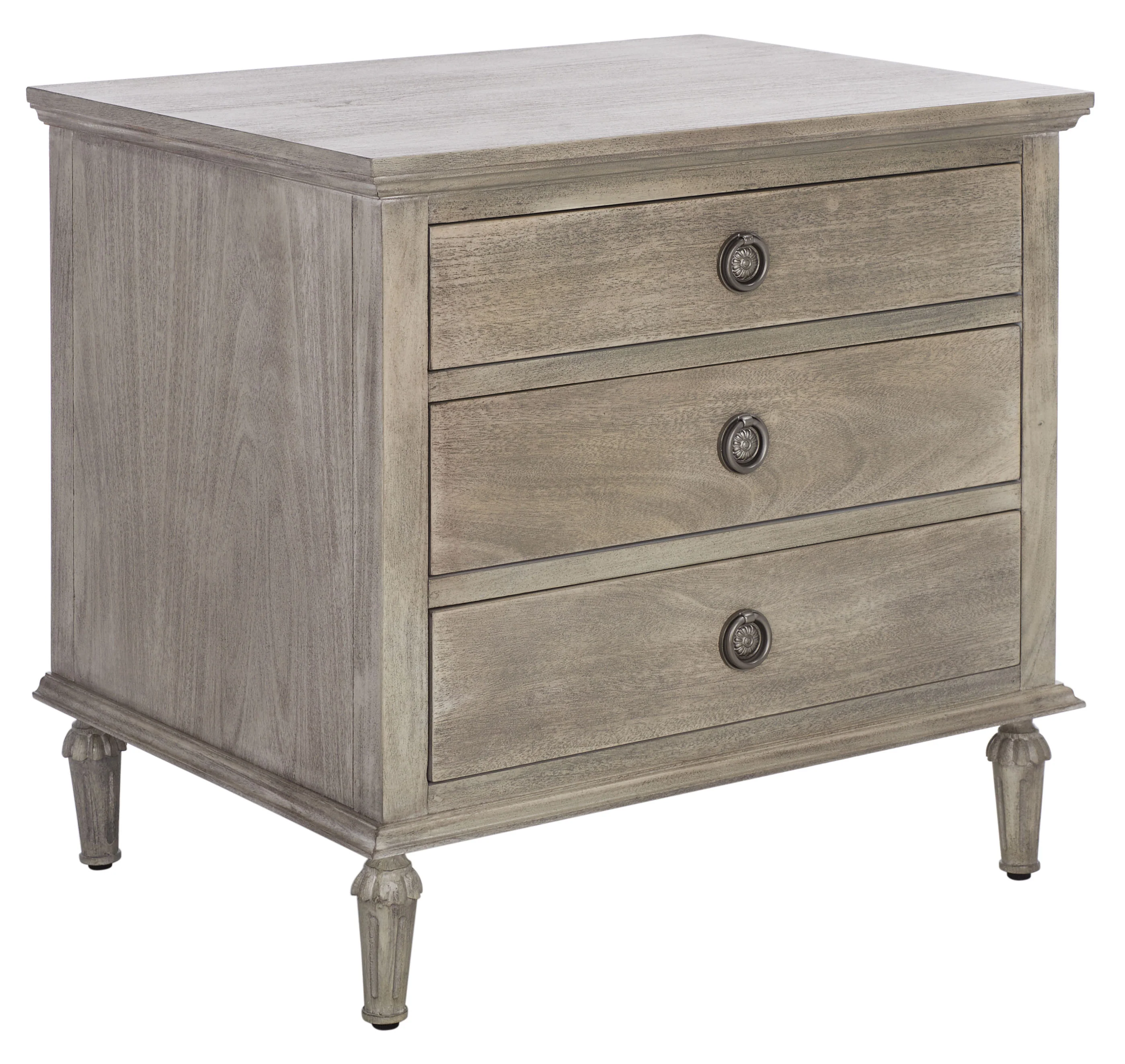 Lisabet 3 Drawer Wood Nightstand - Image 35