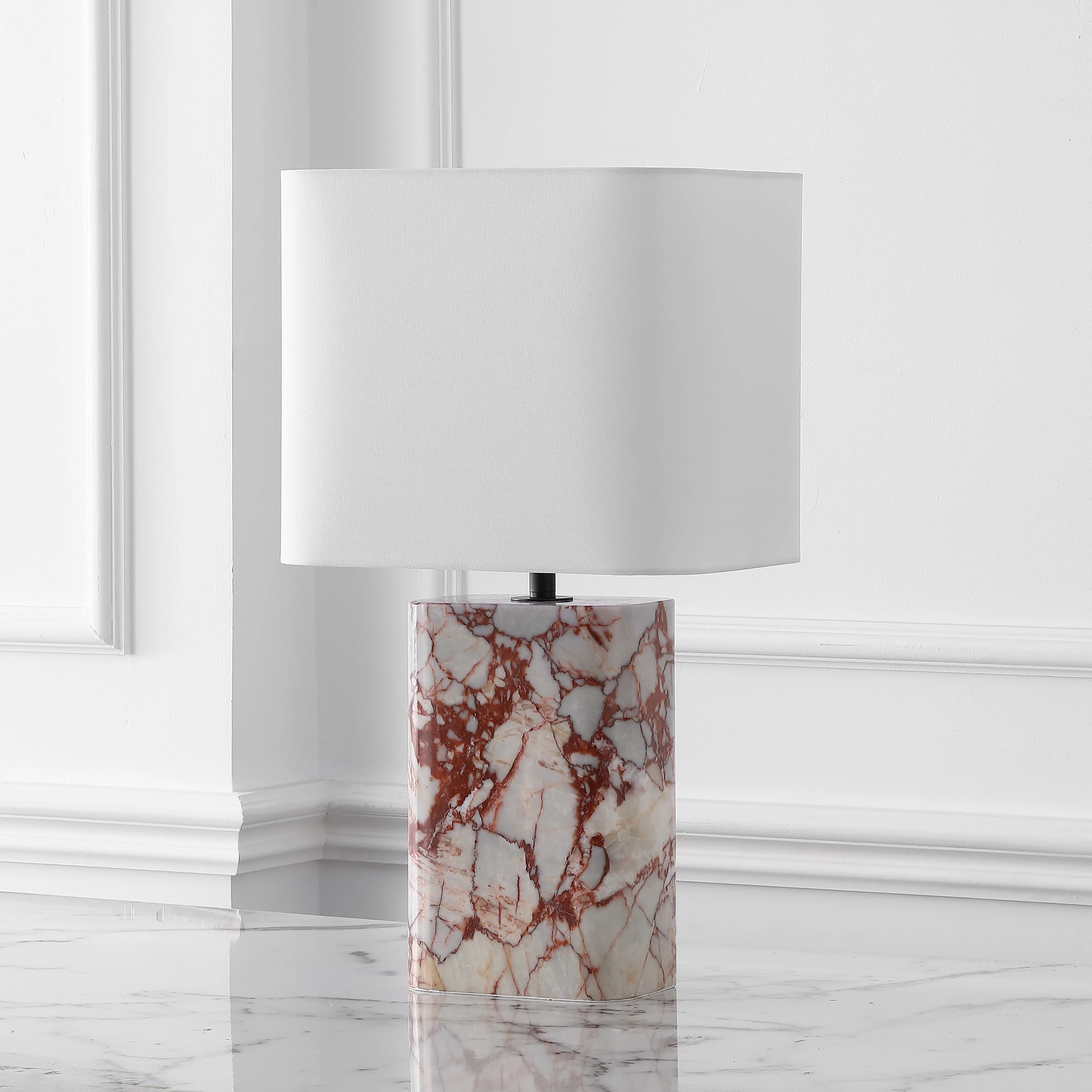 Lisabryna Travertine Table Lamp - Image 18