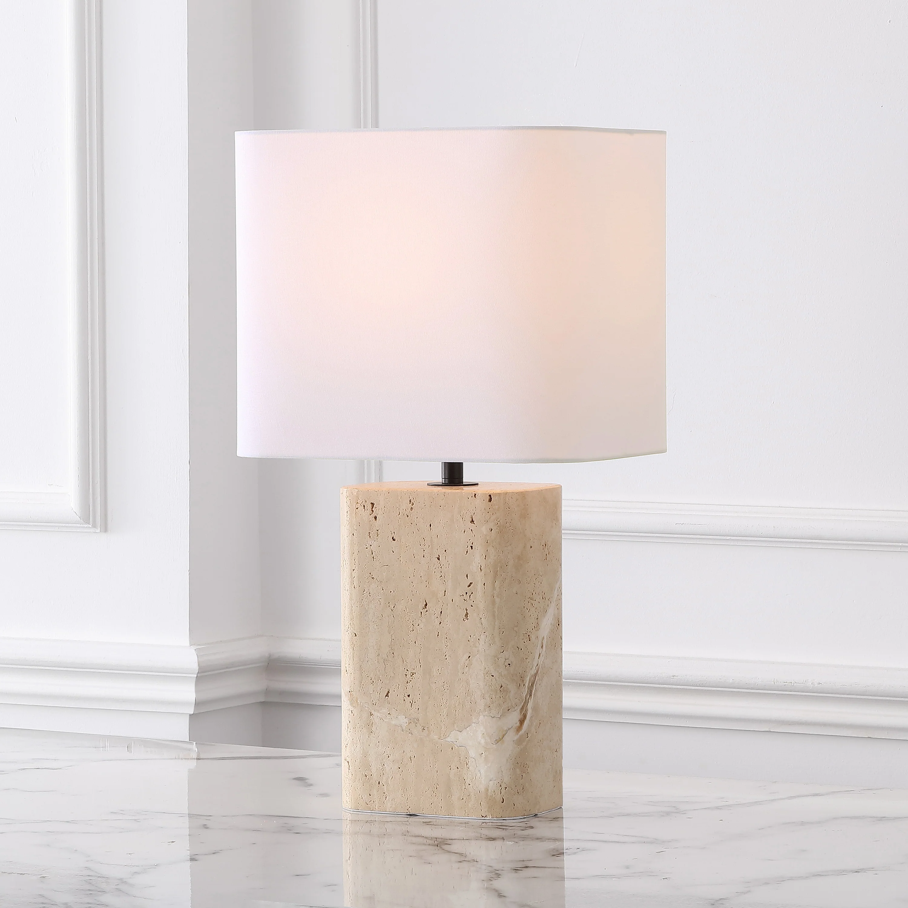 Lisabryna Travertine Table Lamp - Image 4