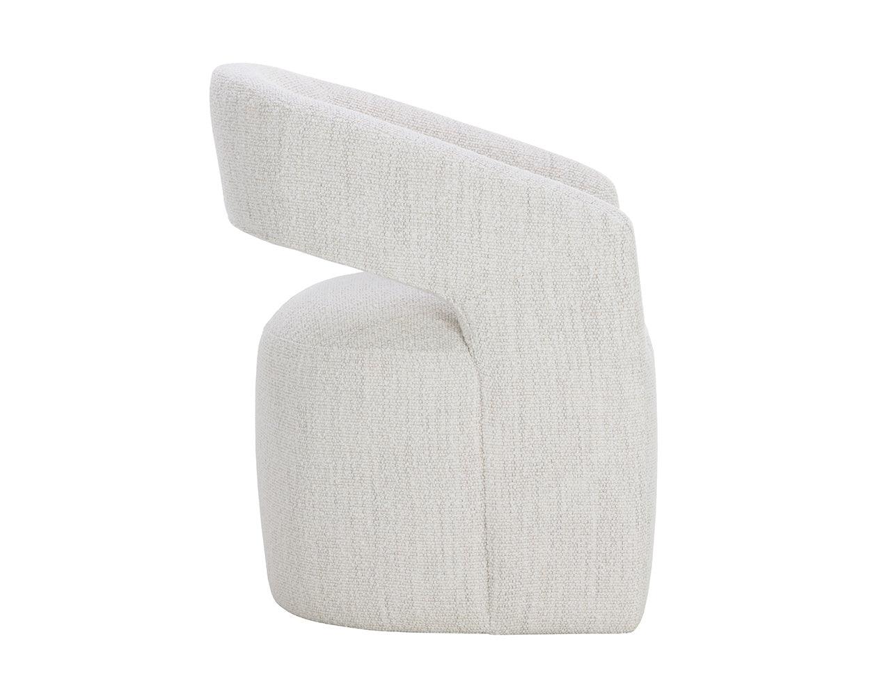 Lloret Wheeled Dining Armchair - Set of 2 - Image 4