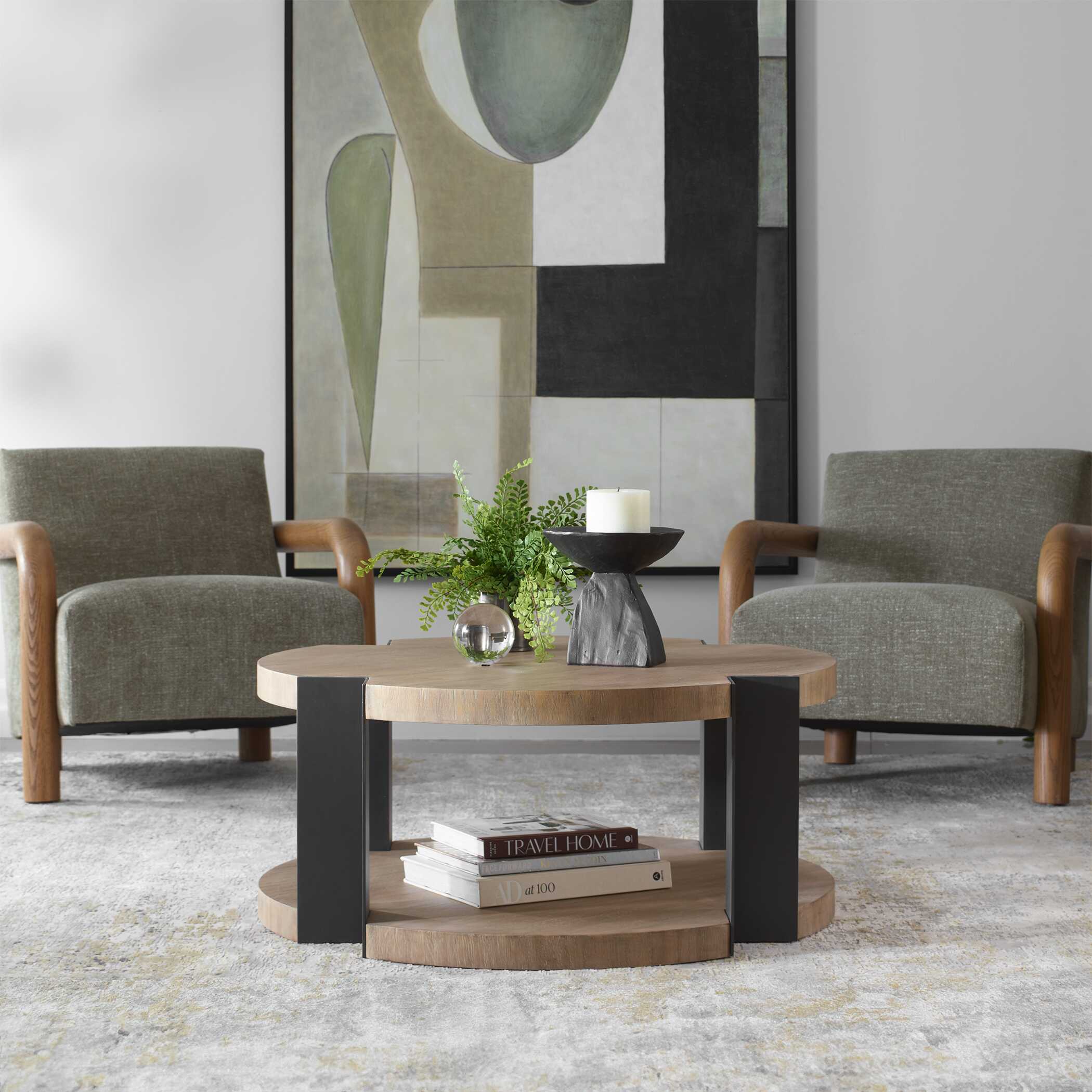 Loana Industrial Coffee Table - Image 2