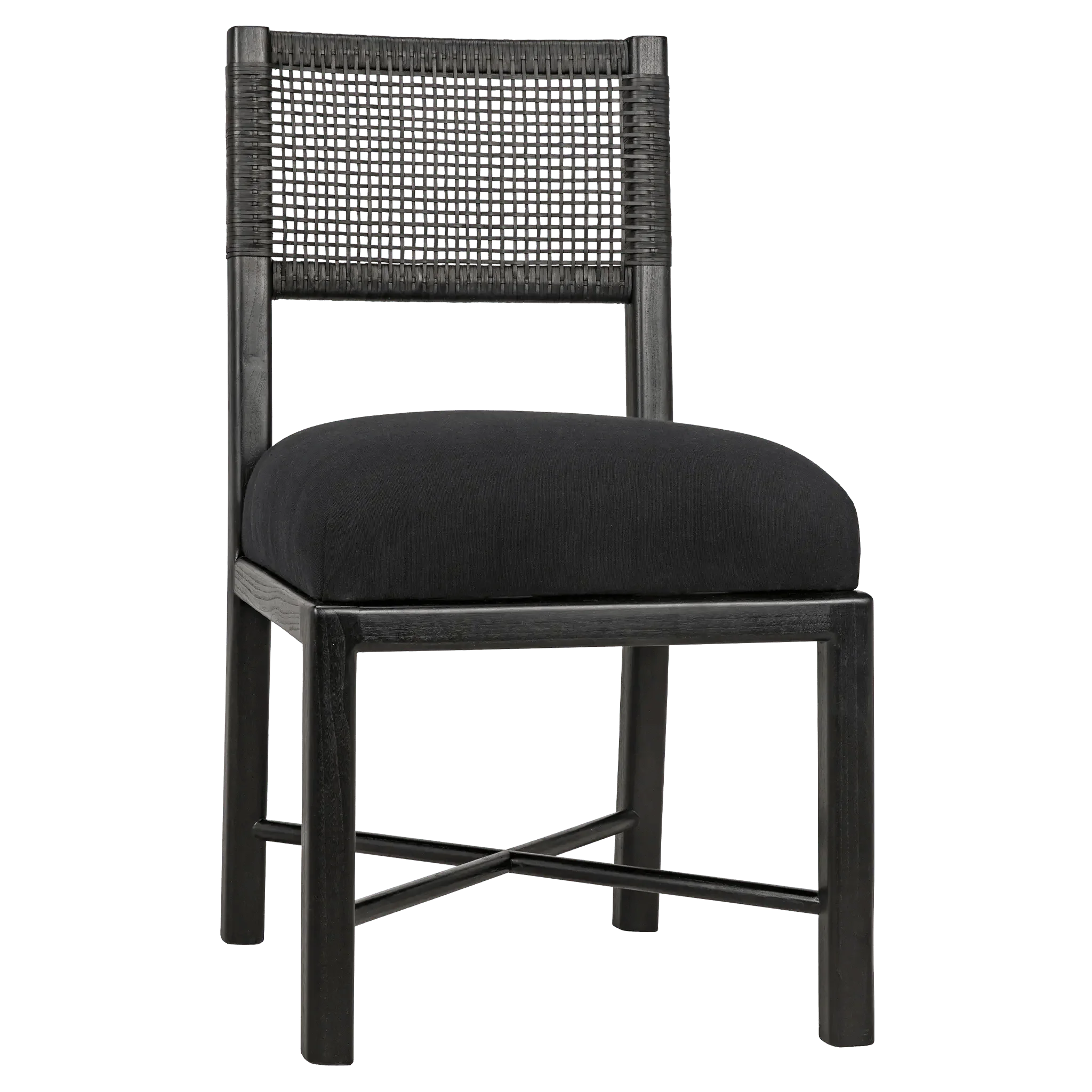Lobos Chair, Charcoal Black - Set of 2