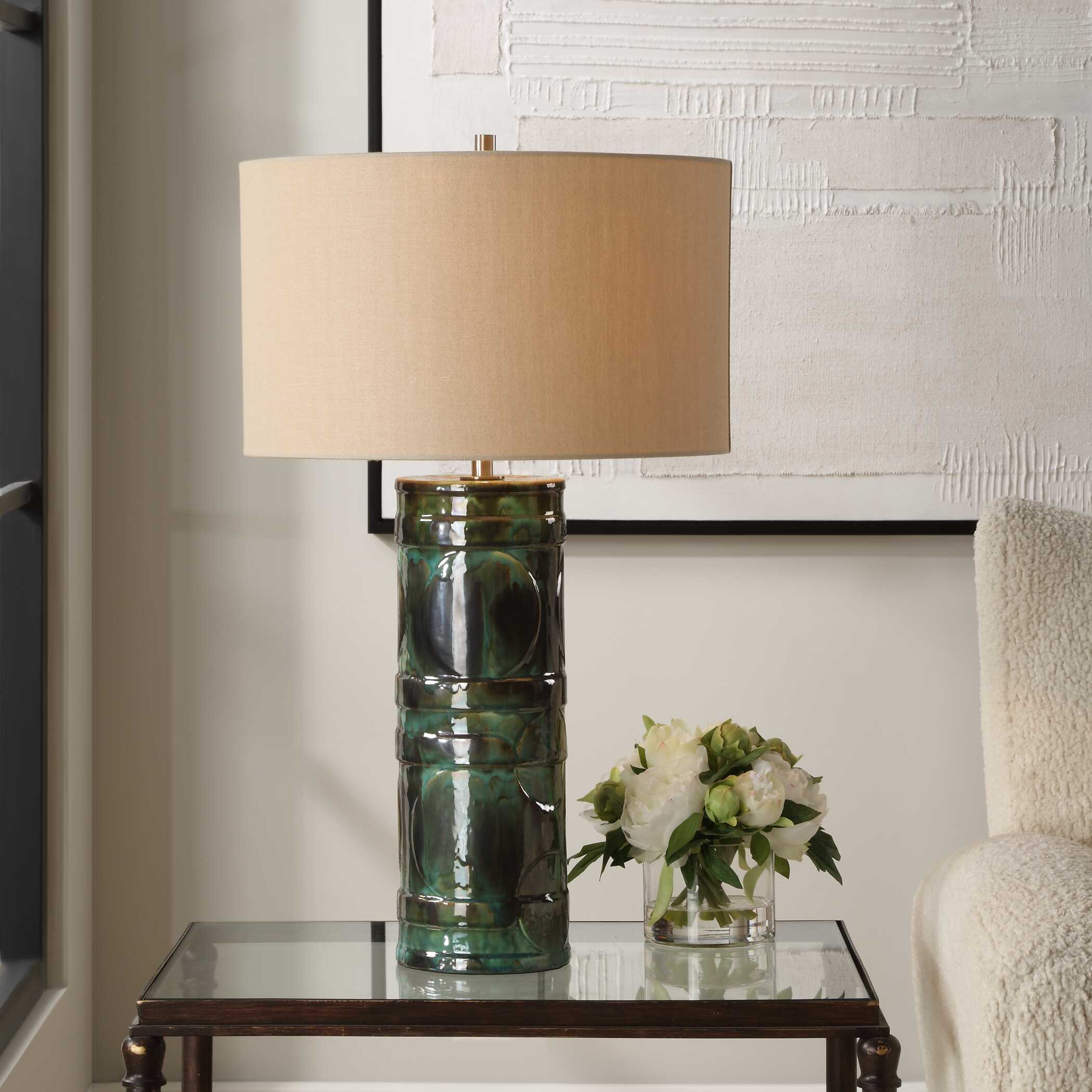 Loch Green Glaze Table Lamp - Image 2