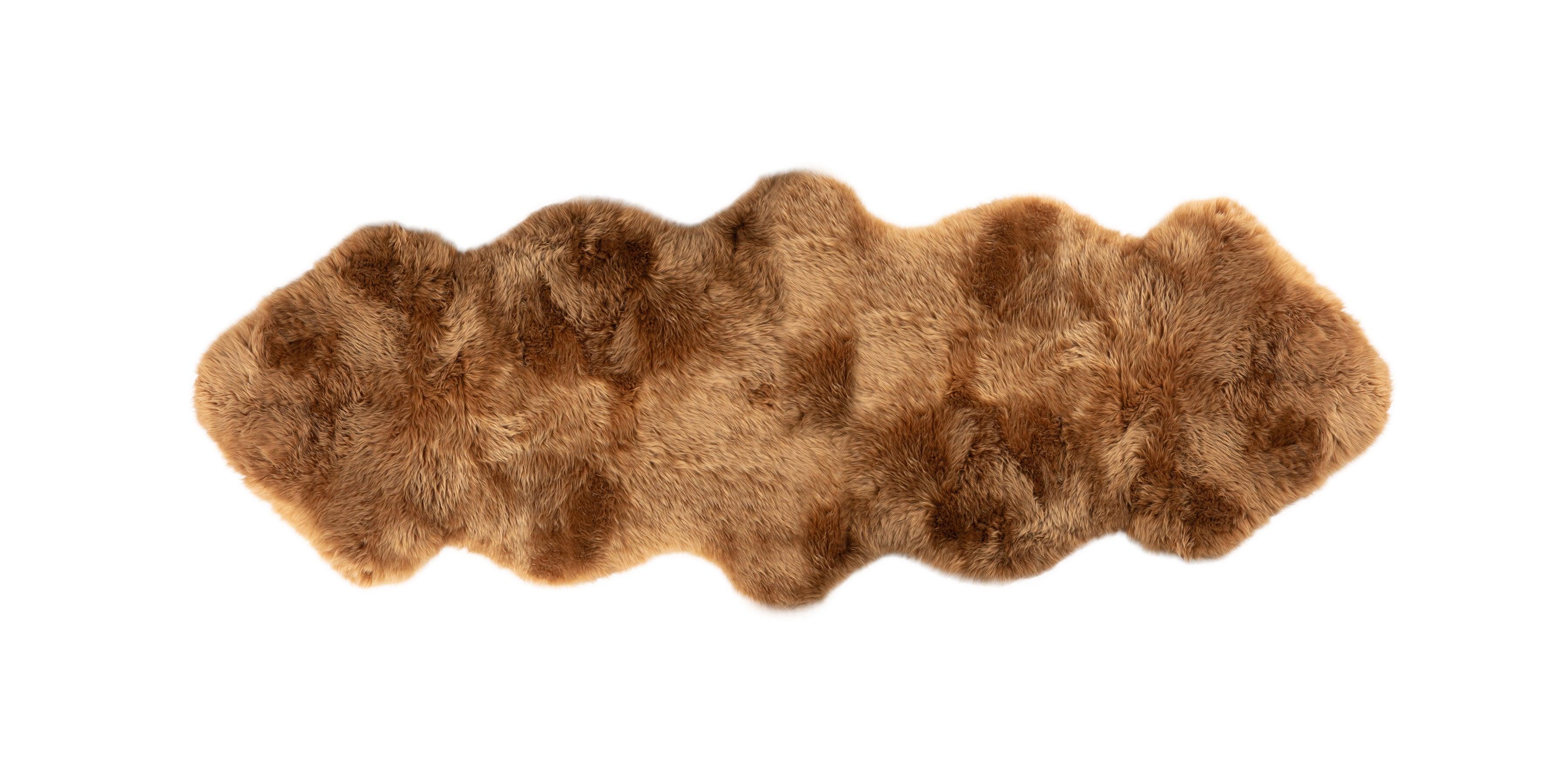 Long Wool Sheepskin Rug Double - Image 9
