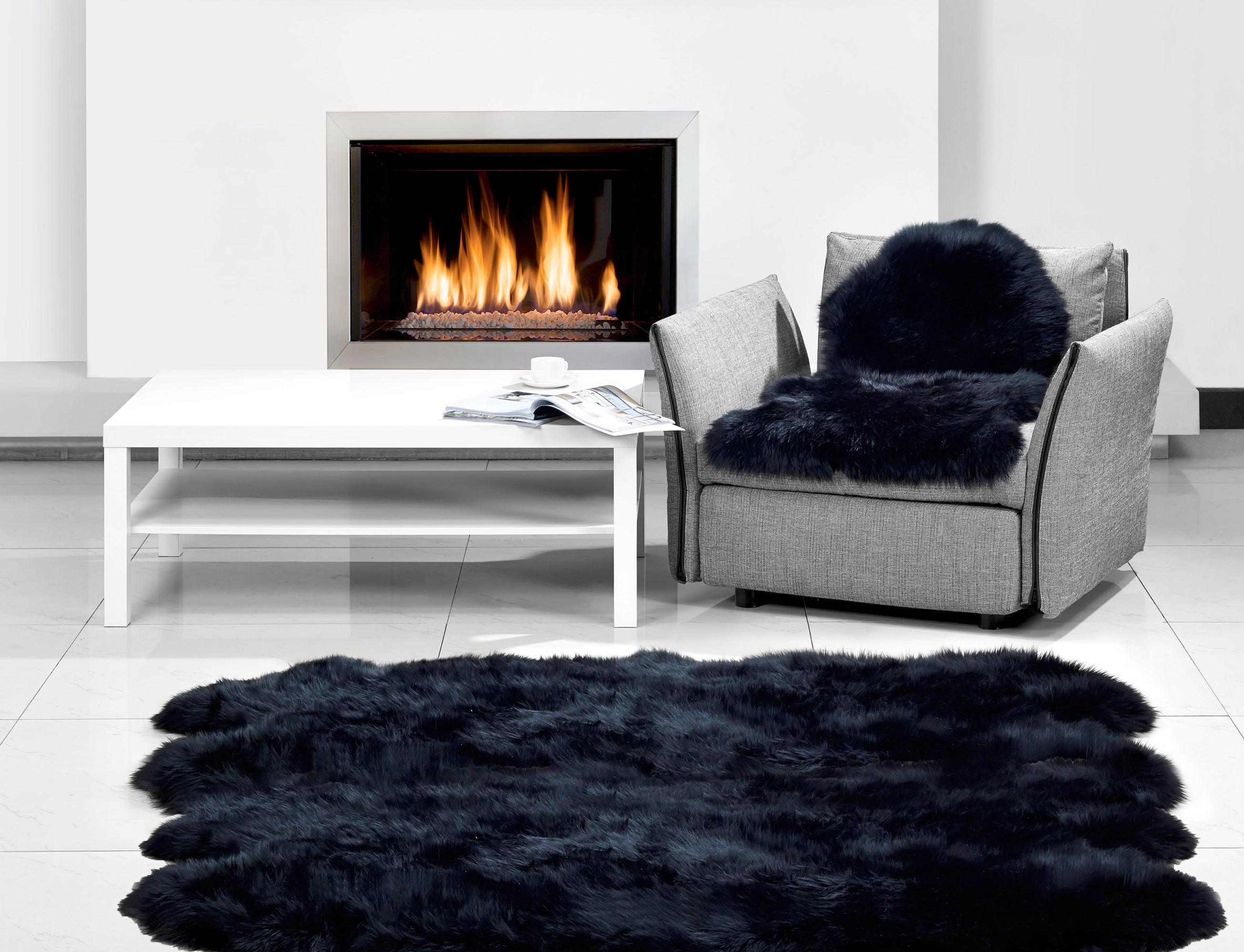Long Wool Sheepskin Rug Octo - Image 2