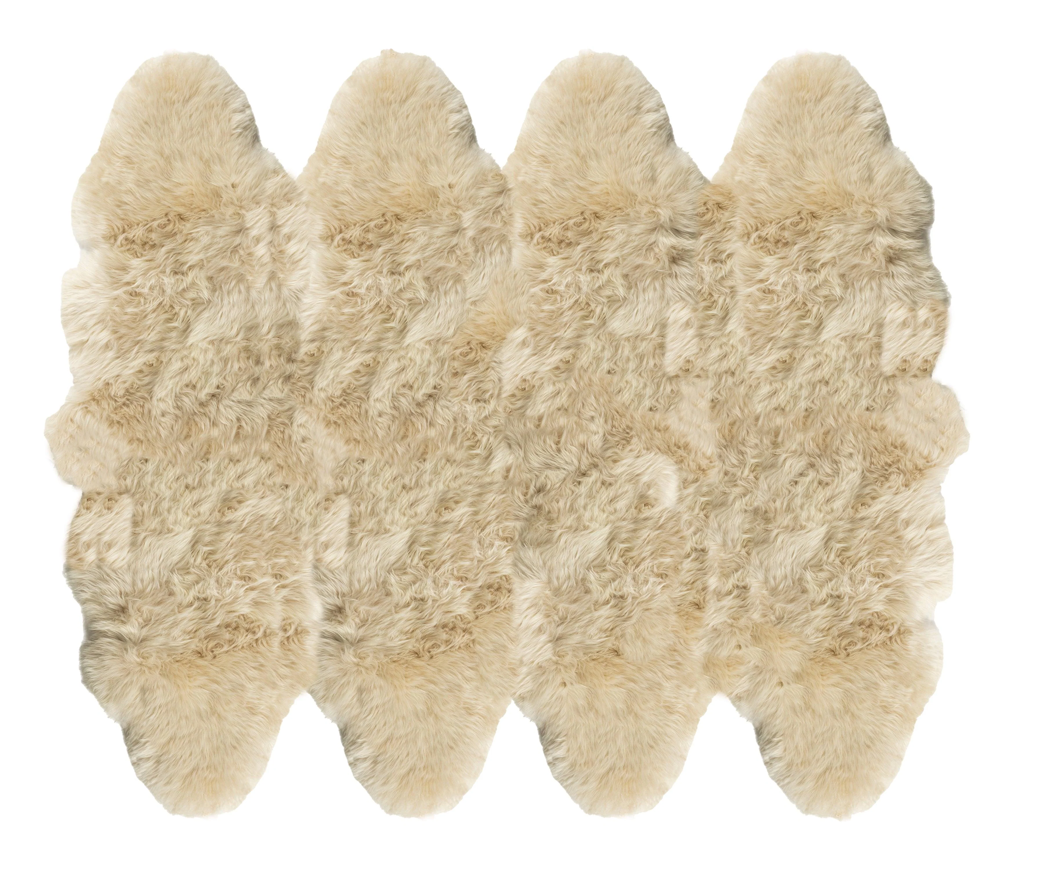 Long Wool Sheepskin Rug Octo - Image 3
