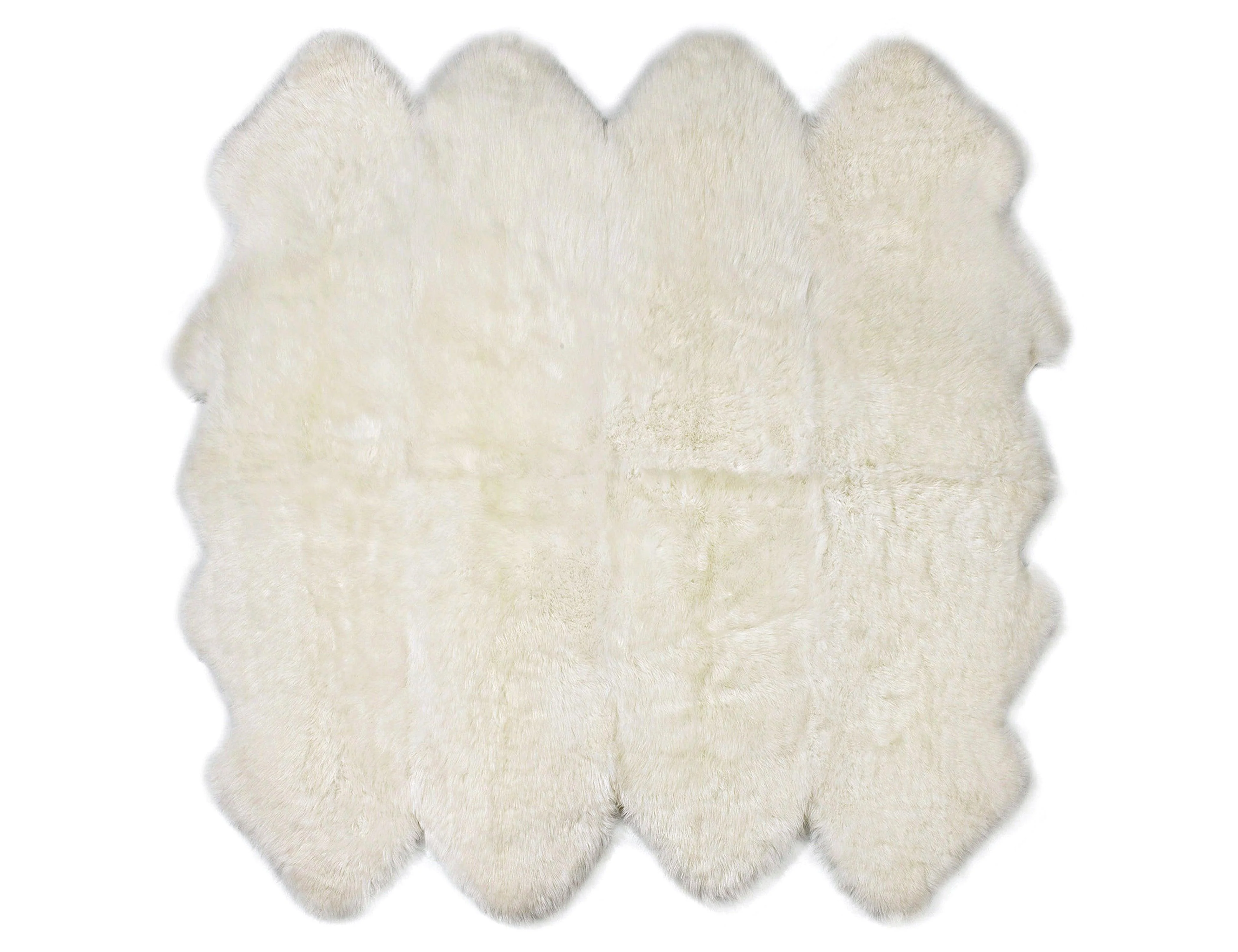 Long Wool Sheepskin Rug Octo - Image 7