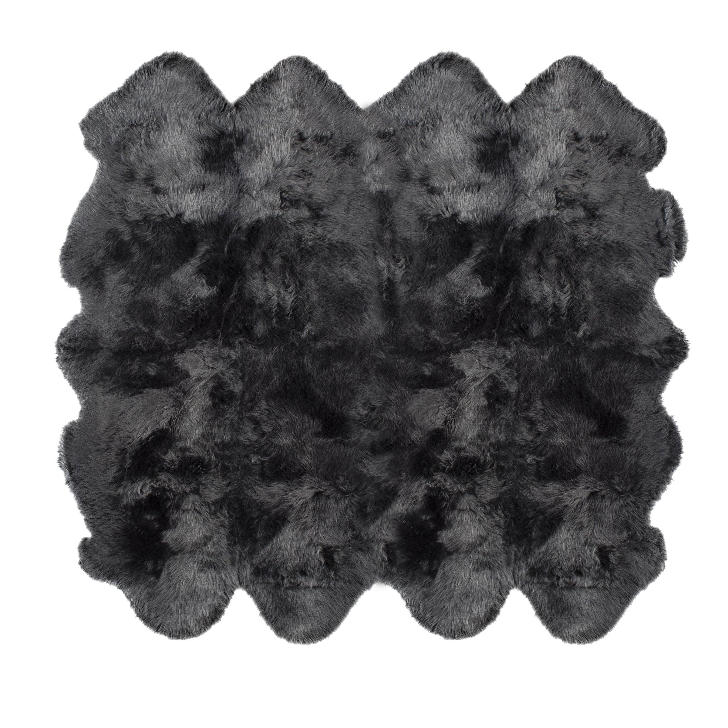 Long Wool Sheepskin Rug Octo - Image 9