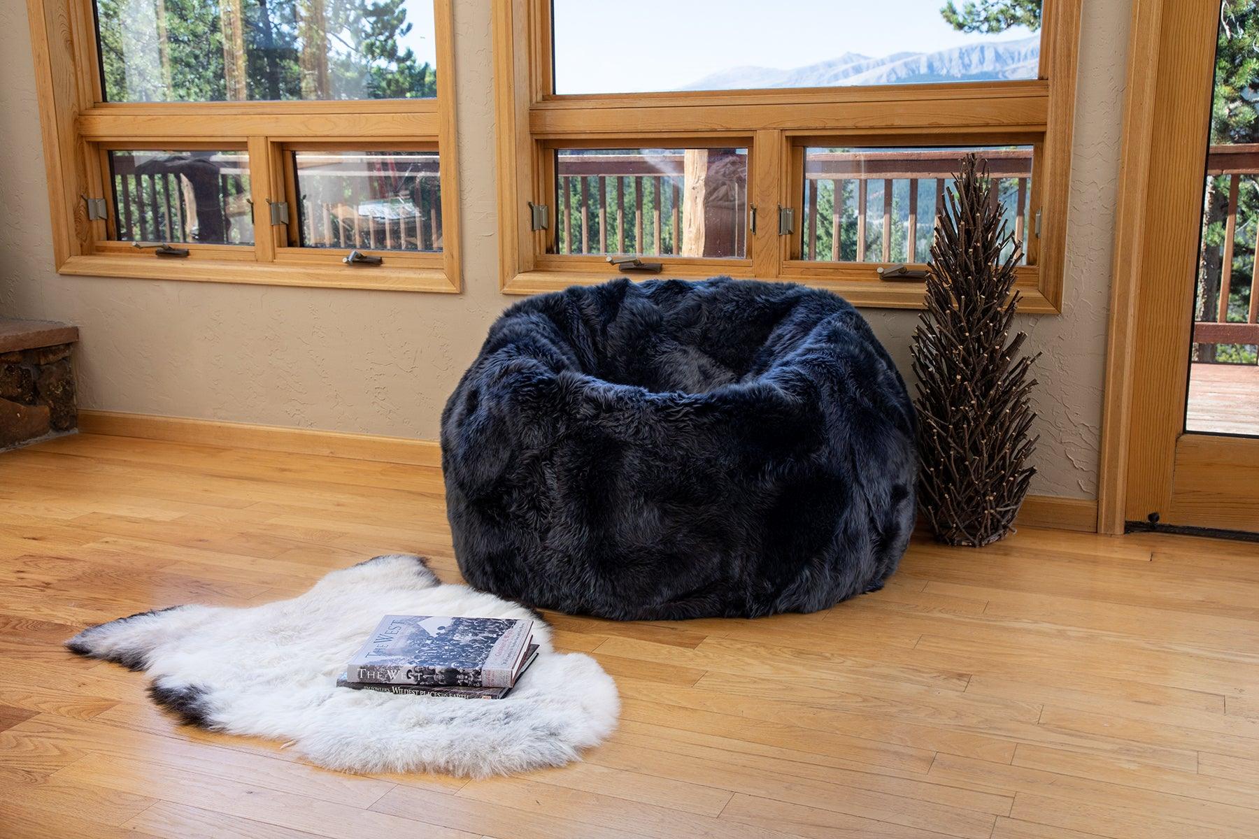 Longwool Sheepskin Beanbag - Image 4