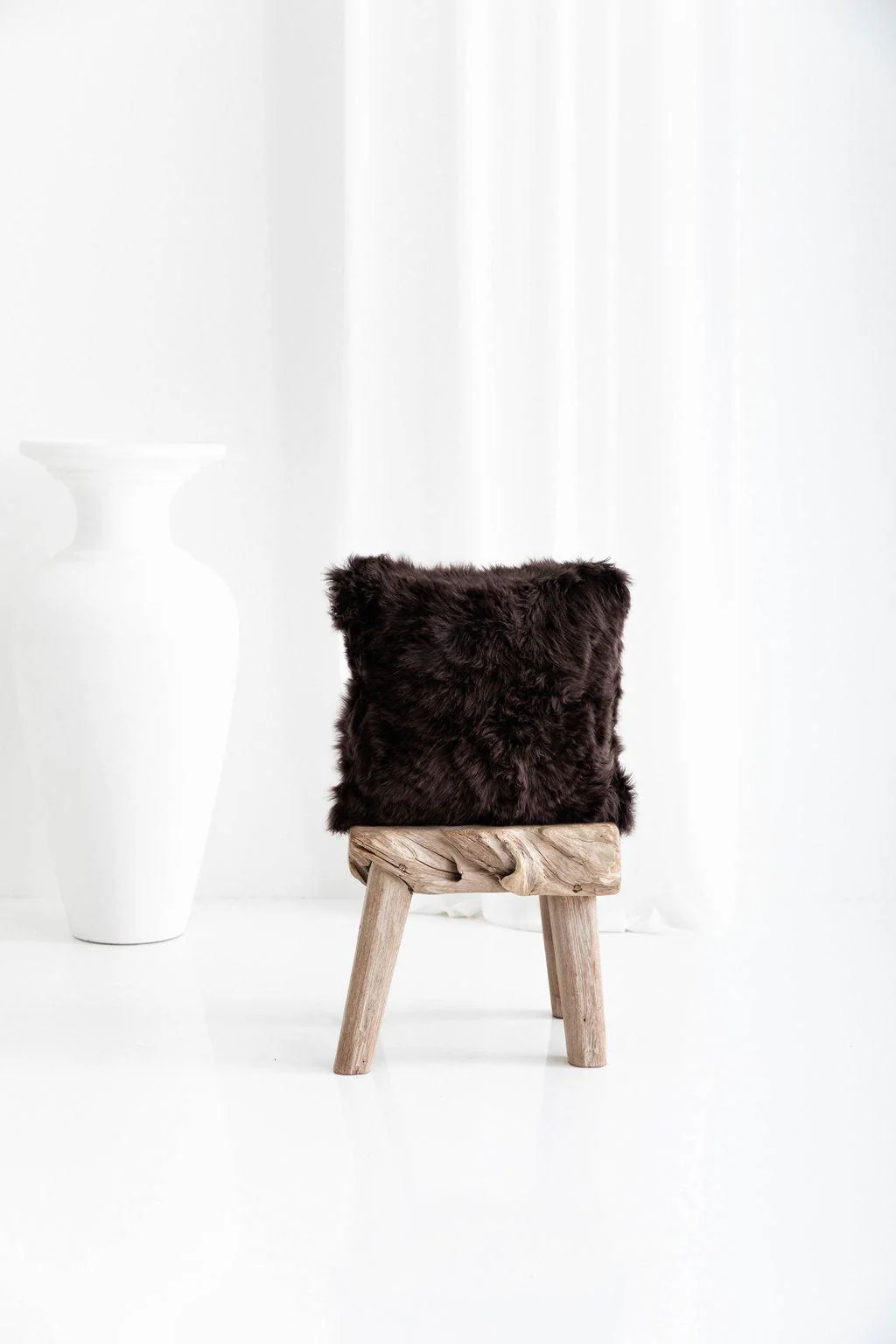 Longwool Sheepskin Square Cushion - Image 11