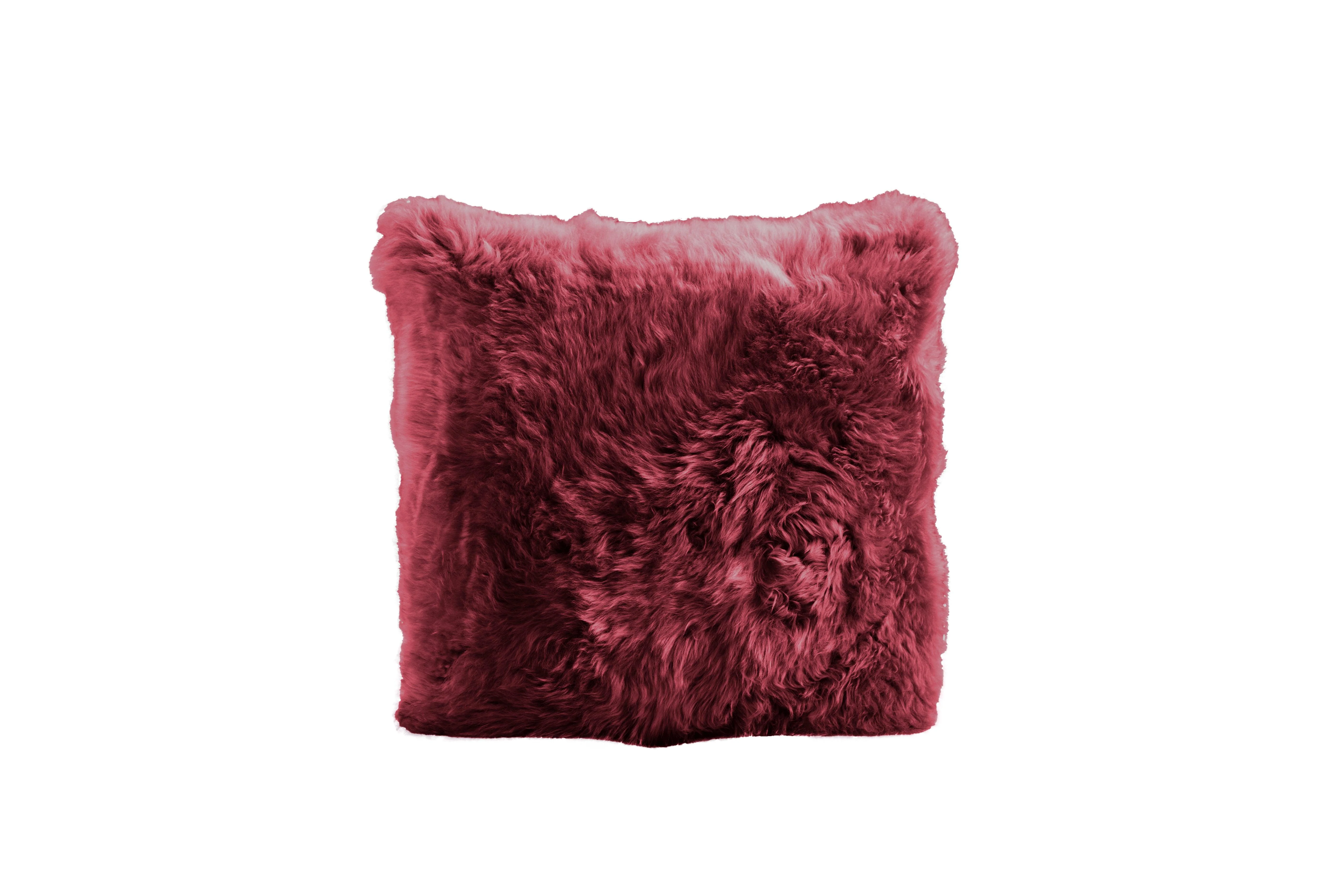 Longwool Sheepskin Square Cushion - Image 7