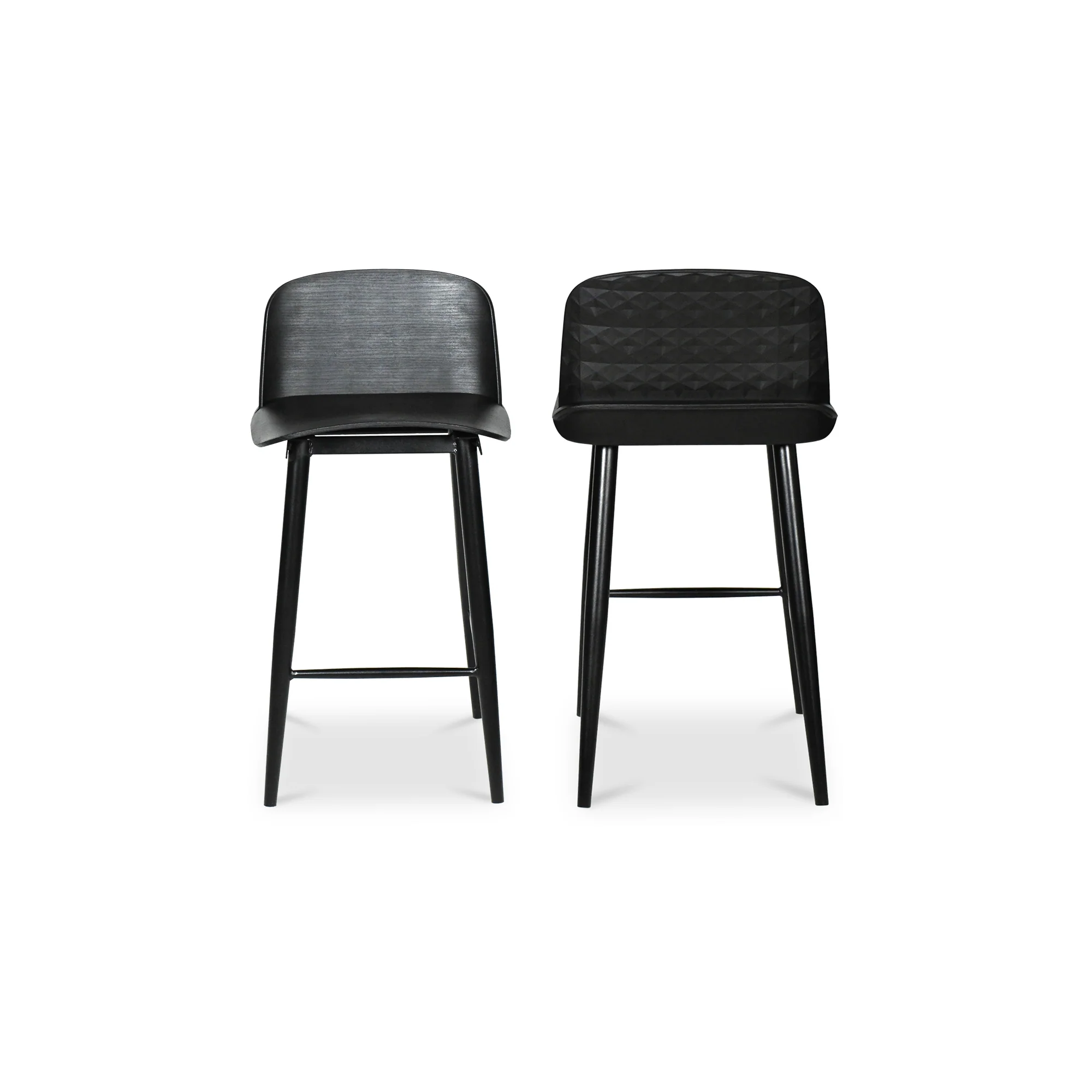 Looey Counter Stool Black - Set Of Two - Image 3