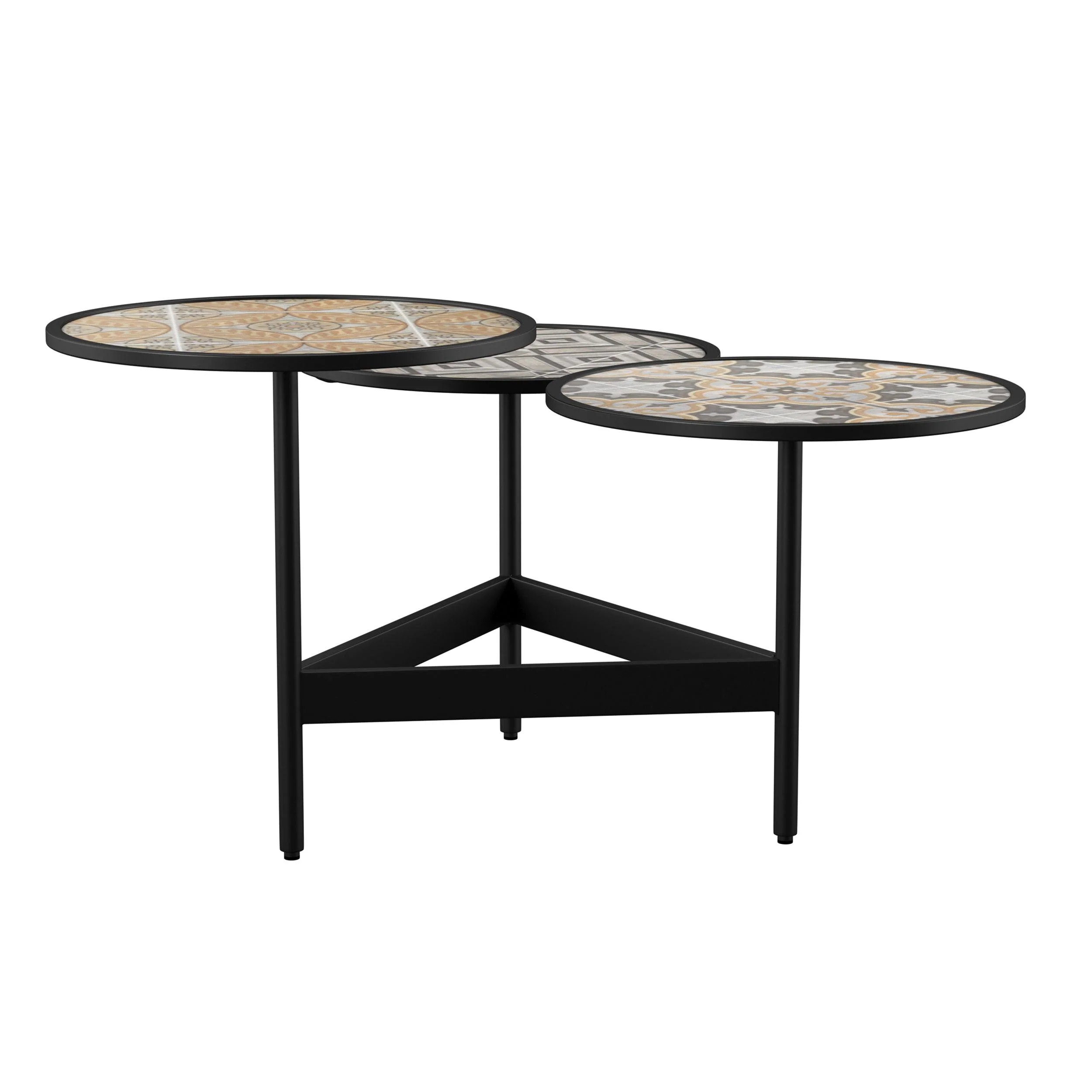 Lorengo Outdoor 3-Tier Cocktail Table - Image 3