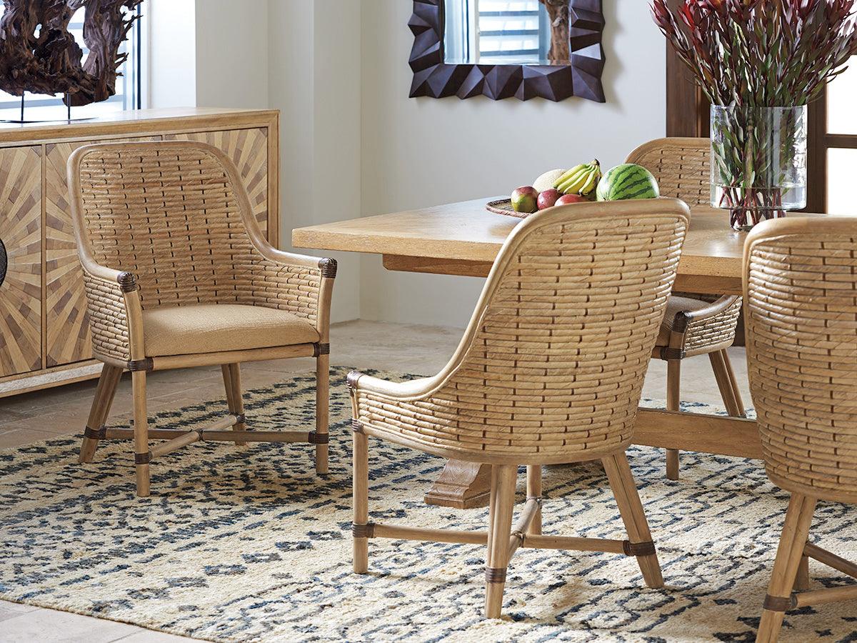Los Altos Keeling Woven Side Chair - Set of 2 - Image 3