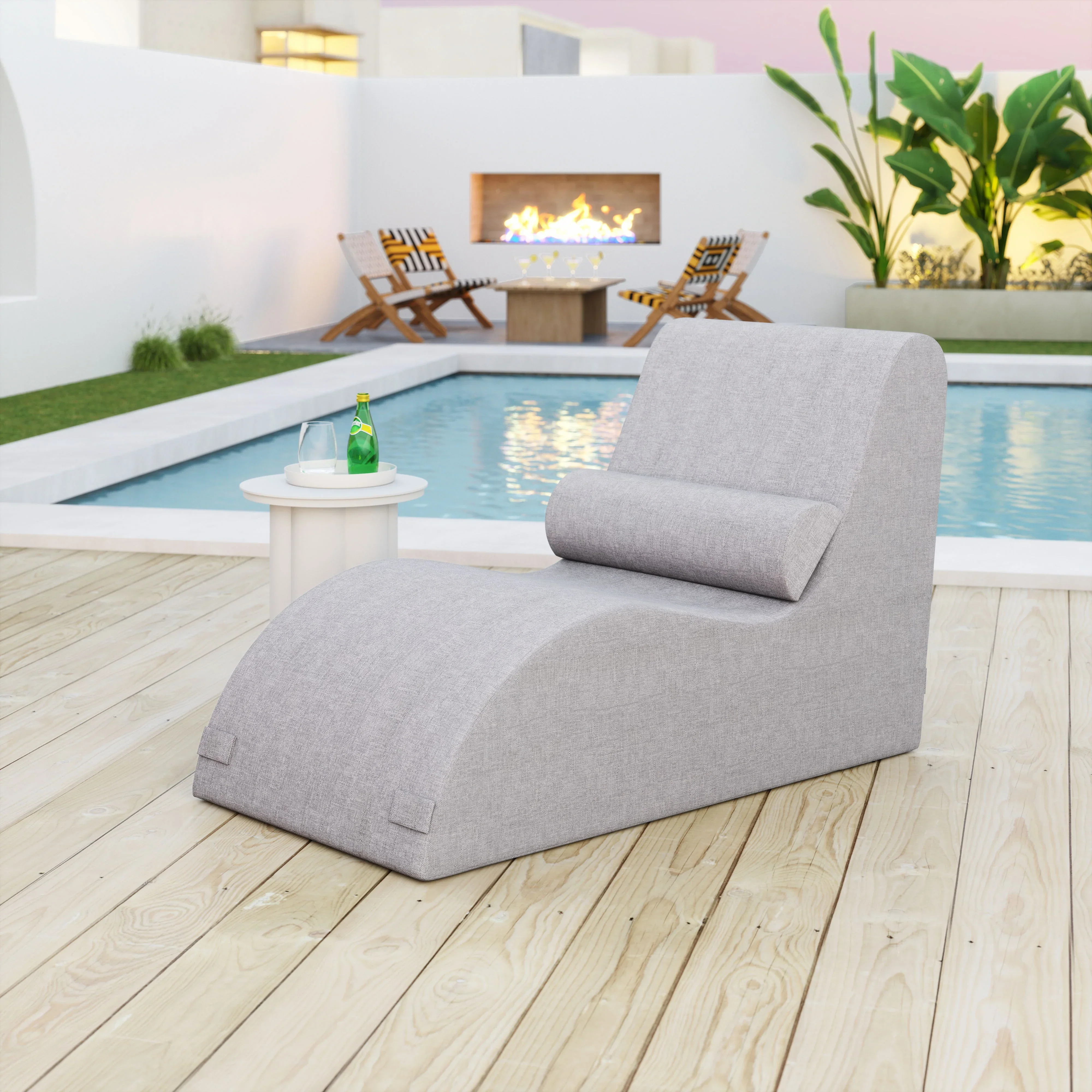 Luanda Lounge Chair Gray - Image 2