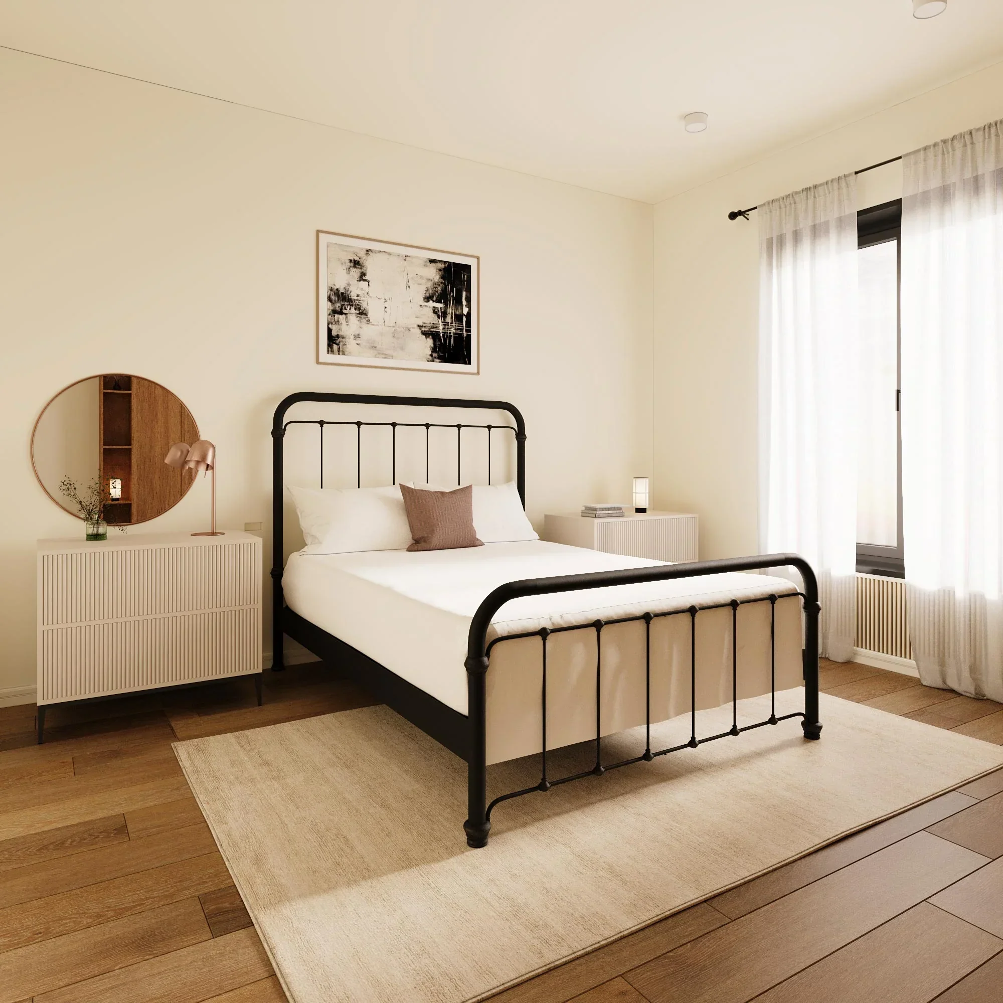 Lucia Bed with Wood Slats - Image 15