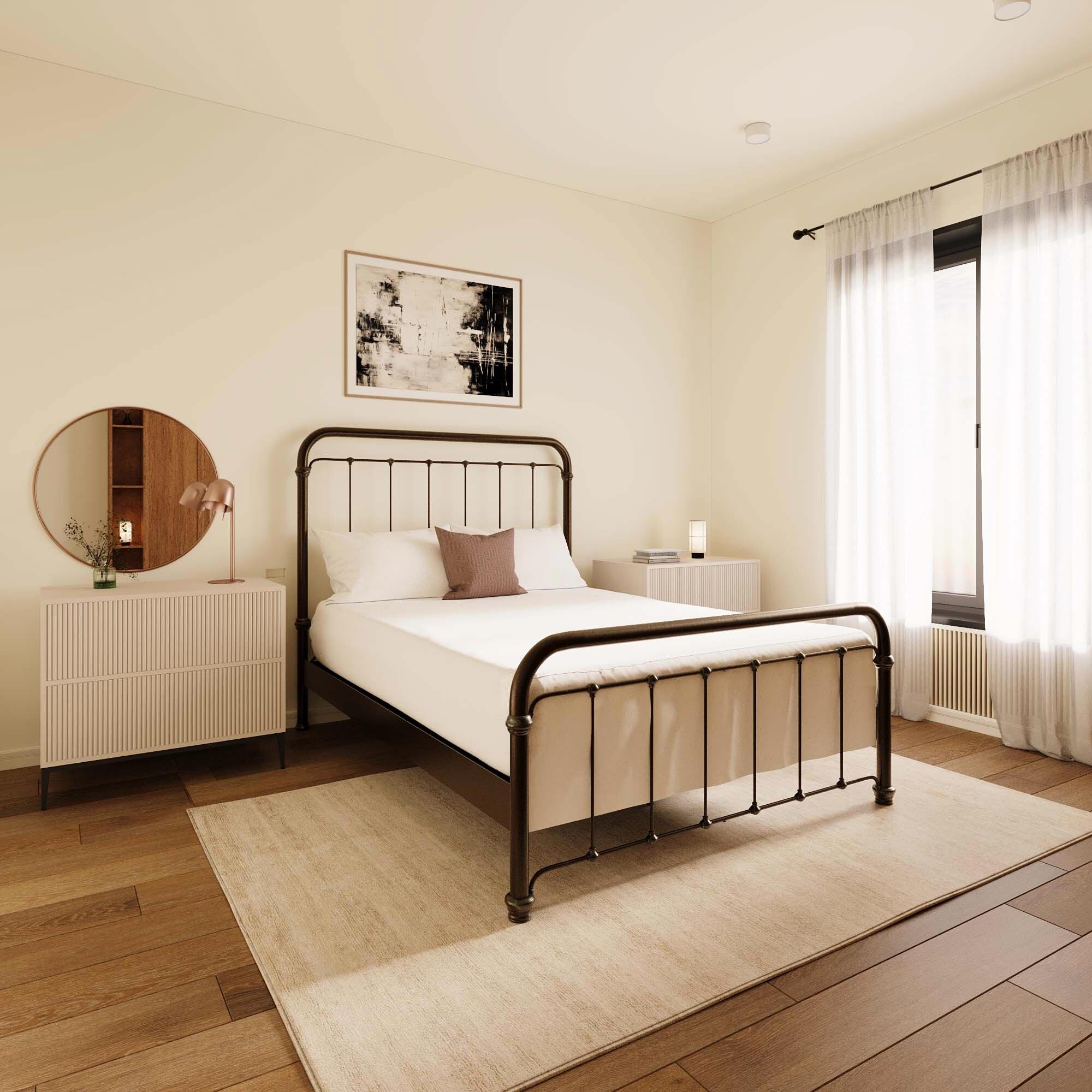Lucia Bed with Wood Slats - Image 9