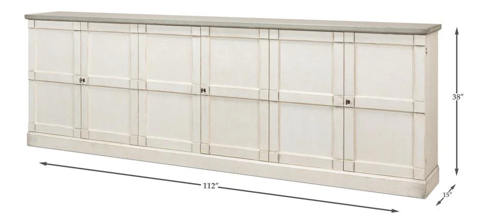 Luciana Wood Buffet 112" - Image 7