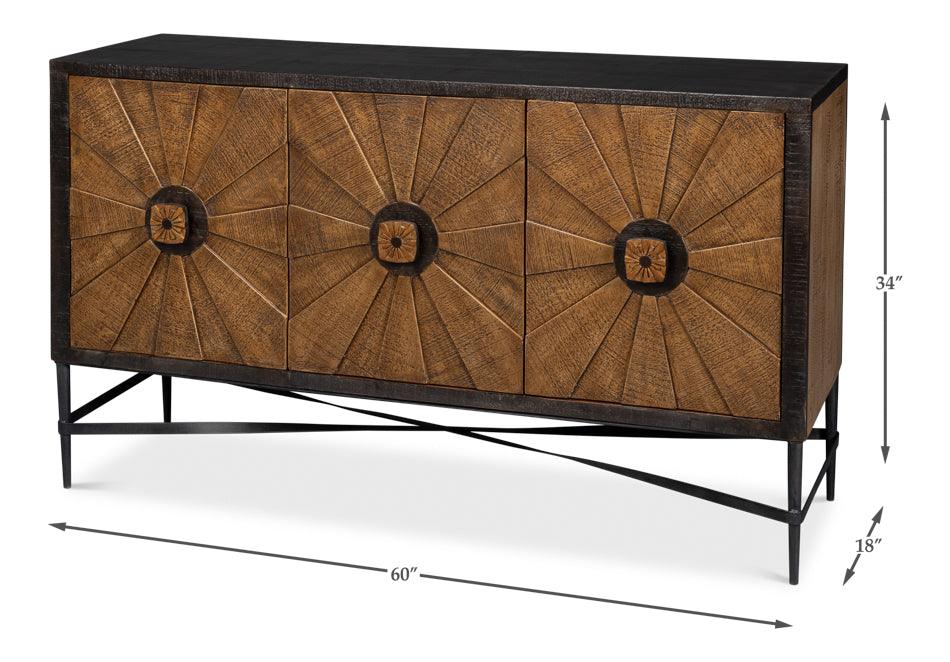 Luke 3 Door Sideboard - Image 6