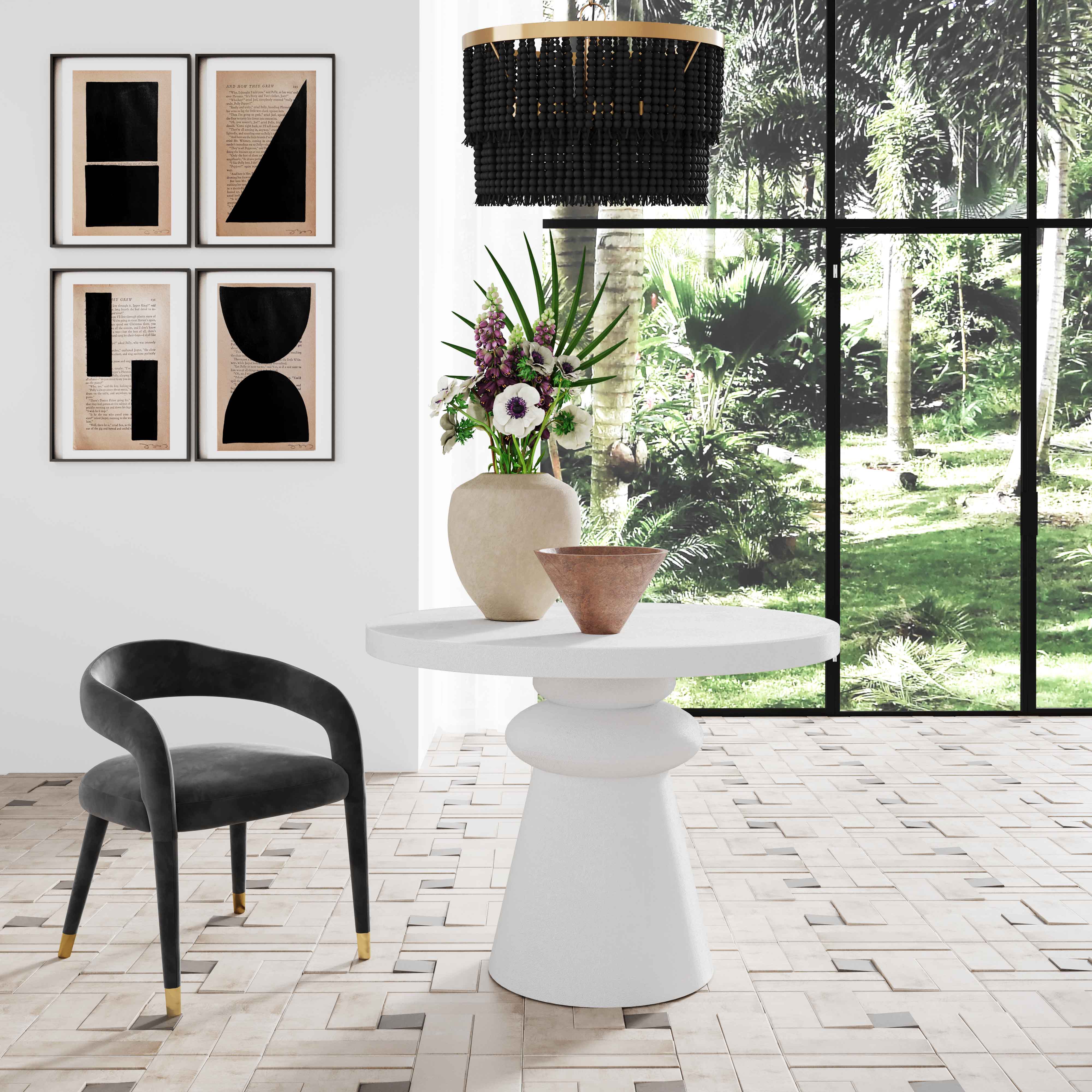 Lupita White 42" Dinette Table - Image 6